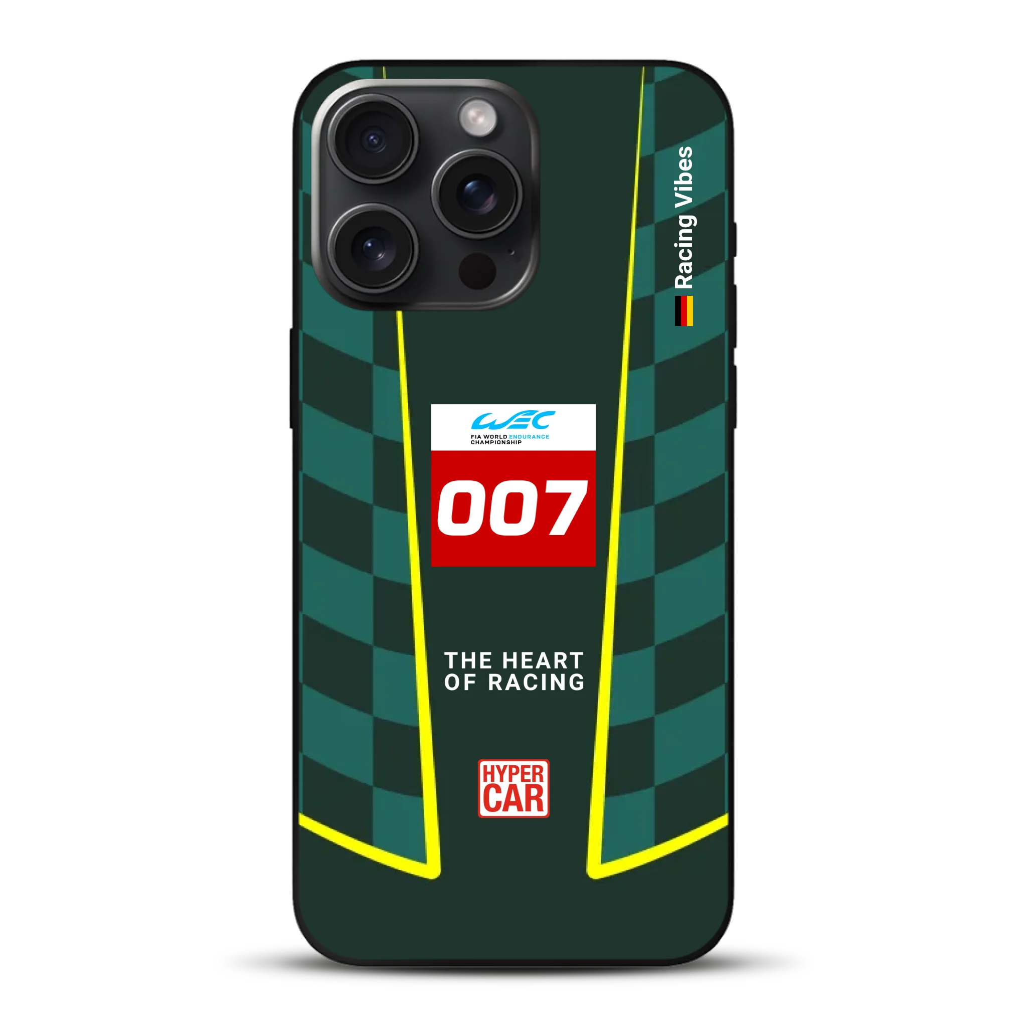 Valkyrie AMR‑LMH Hypercar WEC/IMSA Livery - Housse de téléphone portable personnalisée pour iPhone