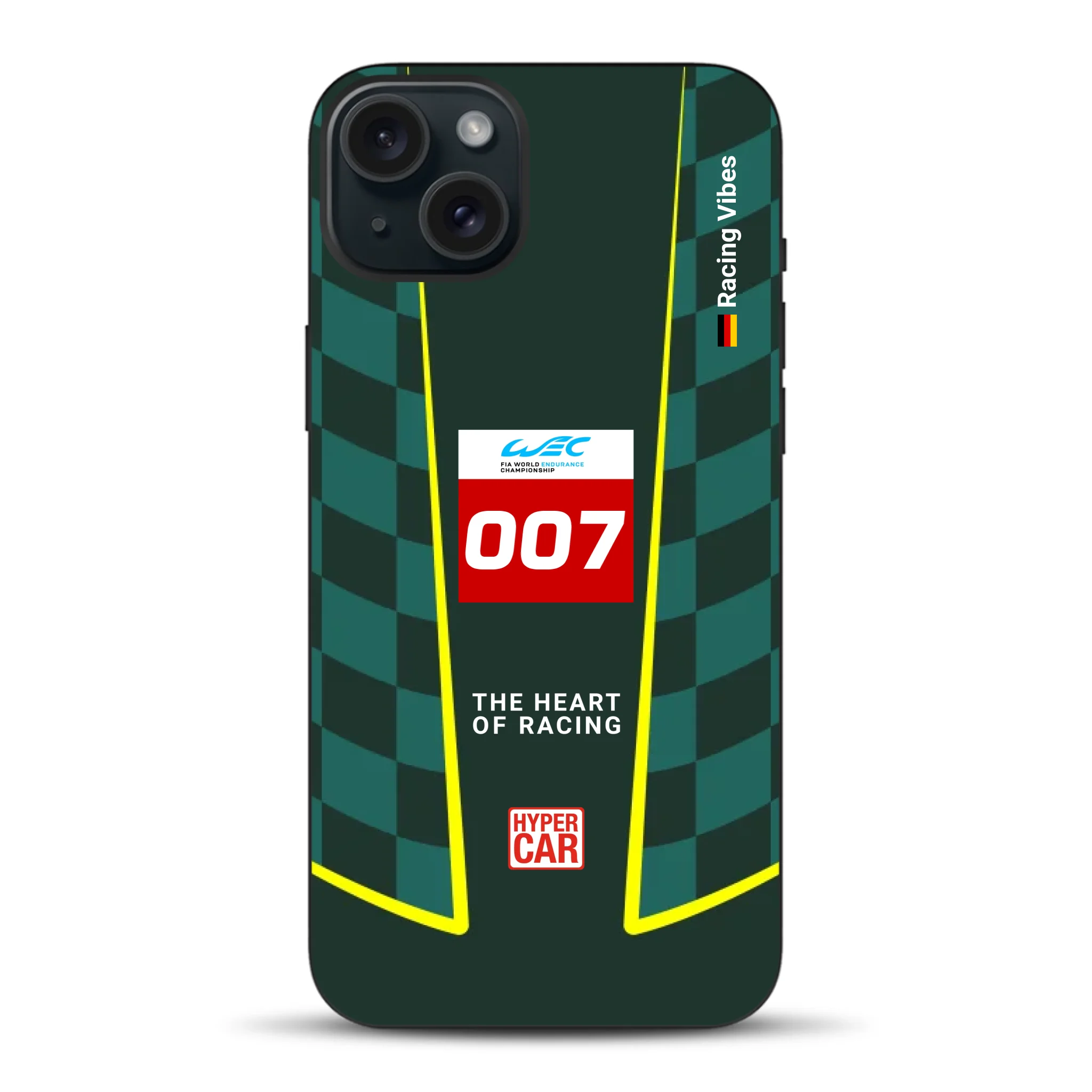 Valkyrie AMR‑LMH Hypercar WEC/IMSA Livery - Housse de téléphone portable personnalisée pour iPhone