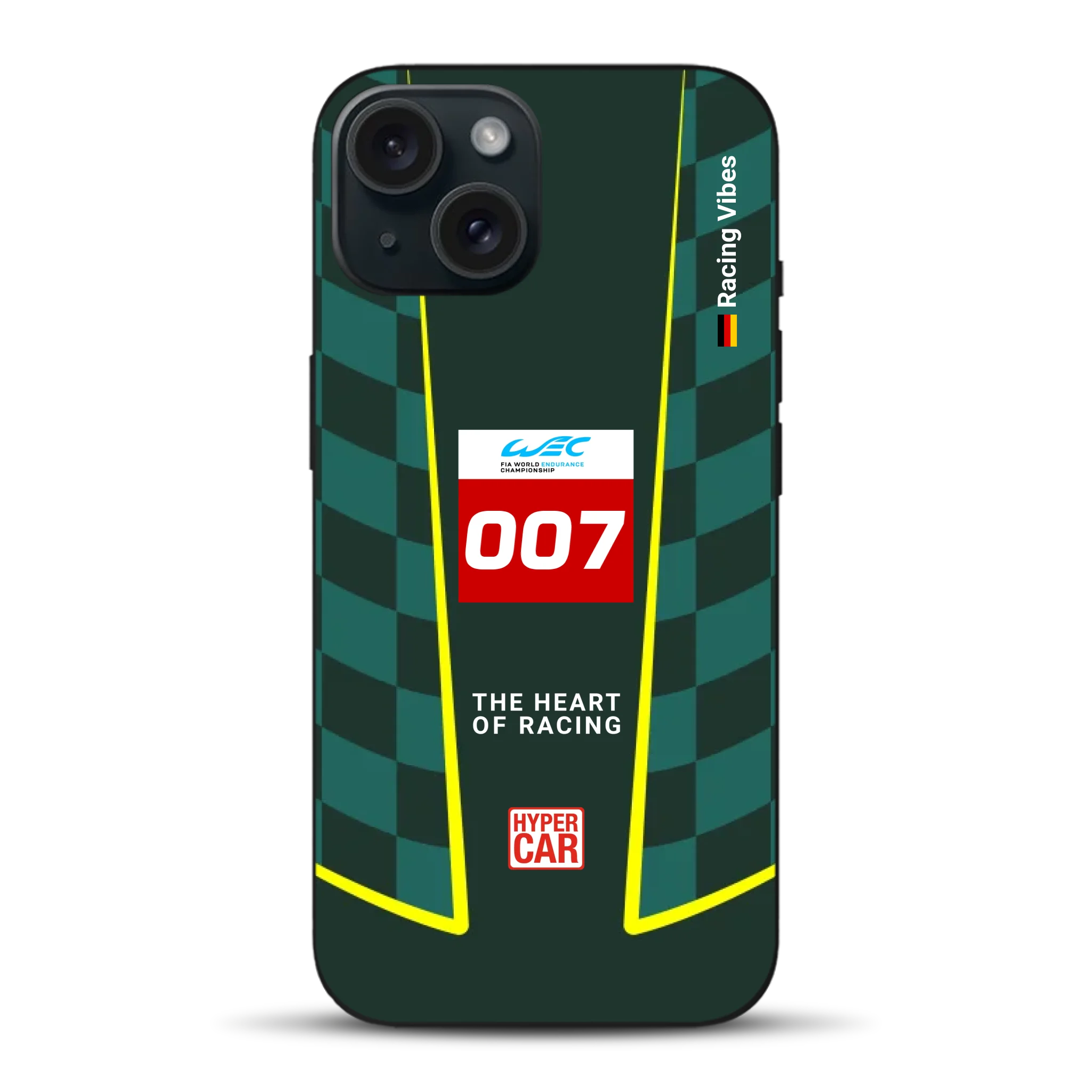 Valkyrie AMR‑LMH Hypercar WEC/IMSA Livery - Individuelle Handyhülle für iPhone