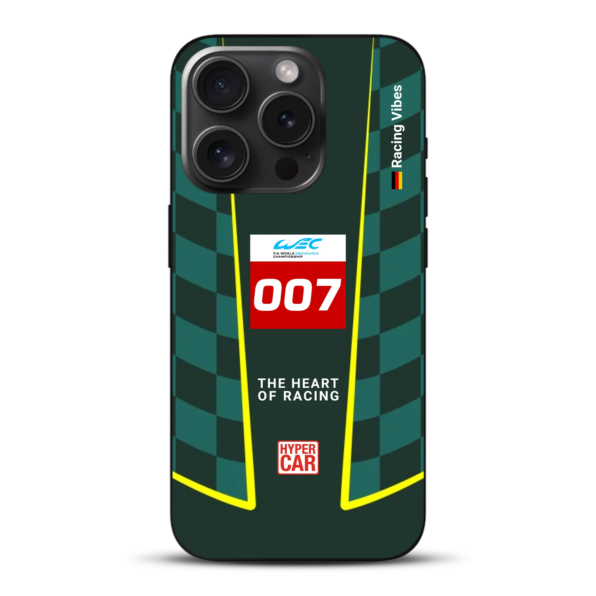Valkyrie AMR‑LMH Hypercar WEC/IMSA Livery - Housse de téléphone portable personnalisée pour iPhone