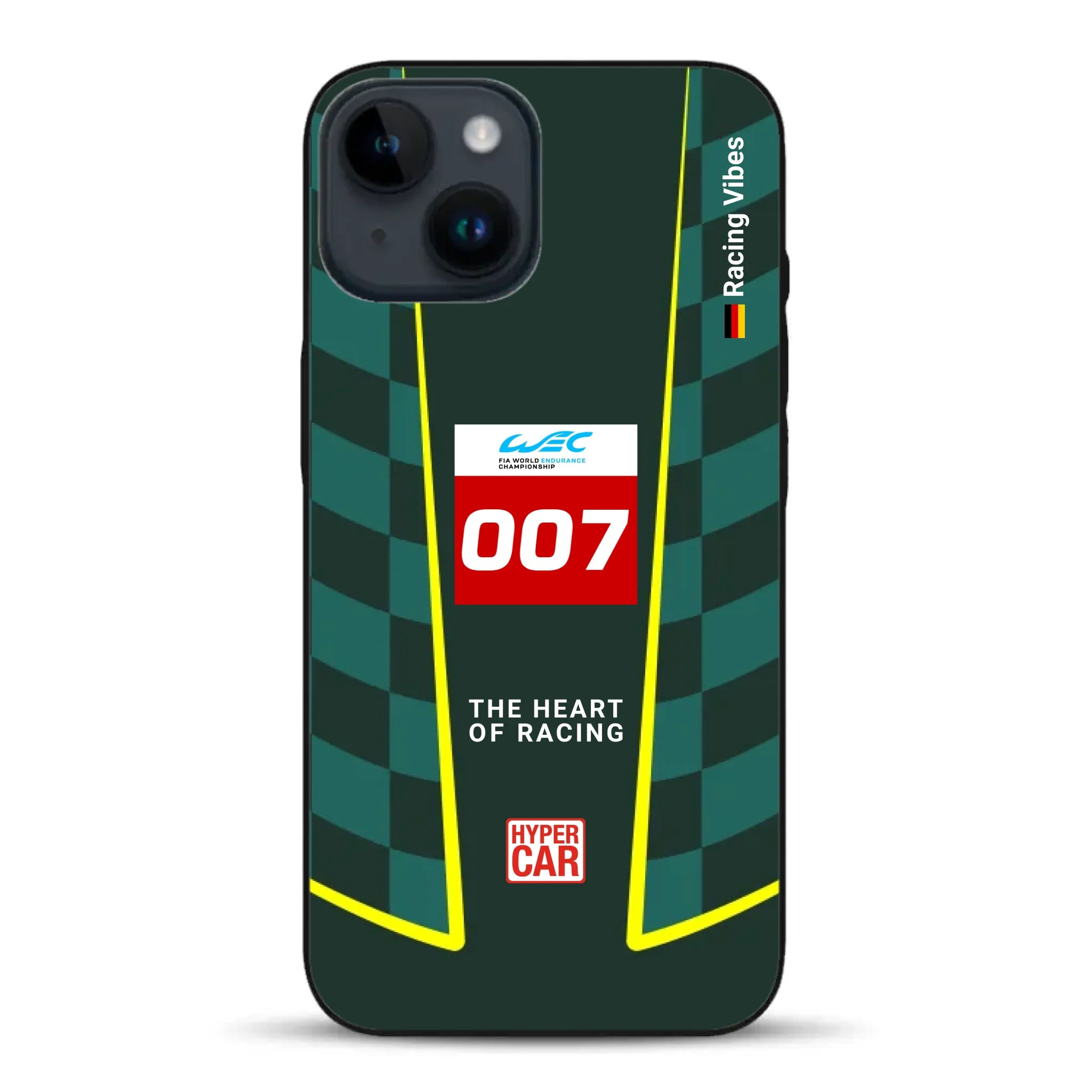 Valkyrie AMR‑LMH Hypercar WEC/IMSA Livery - Housse de téléphone portable personnalisée pour iPhone