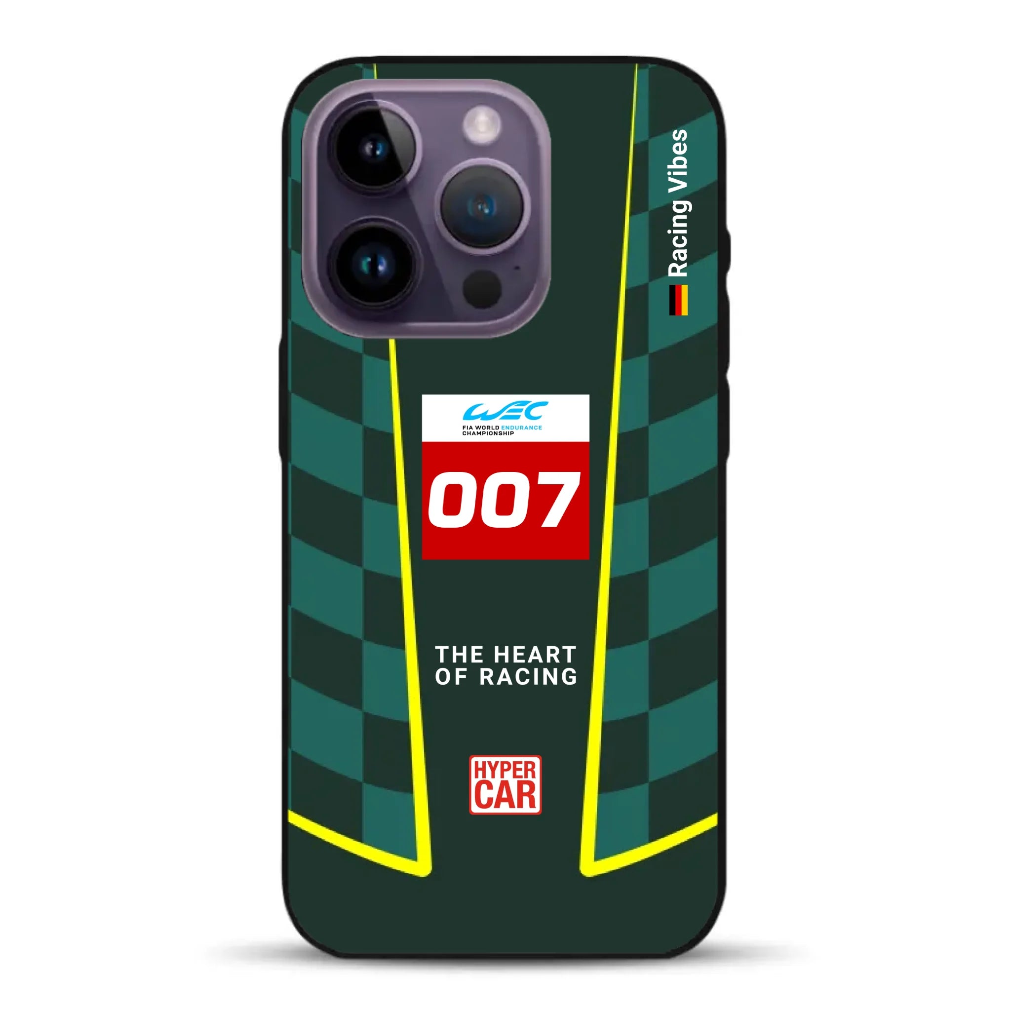 Valkyrie AMR‑LMH Hypercar WEC/IMSA Livery - Housse de téléphone portable personnalisée pour iPhone