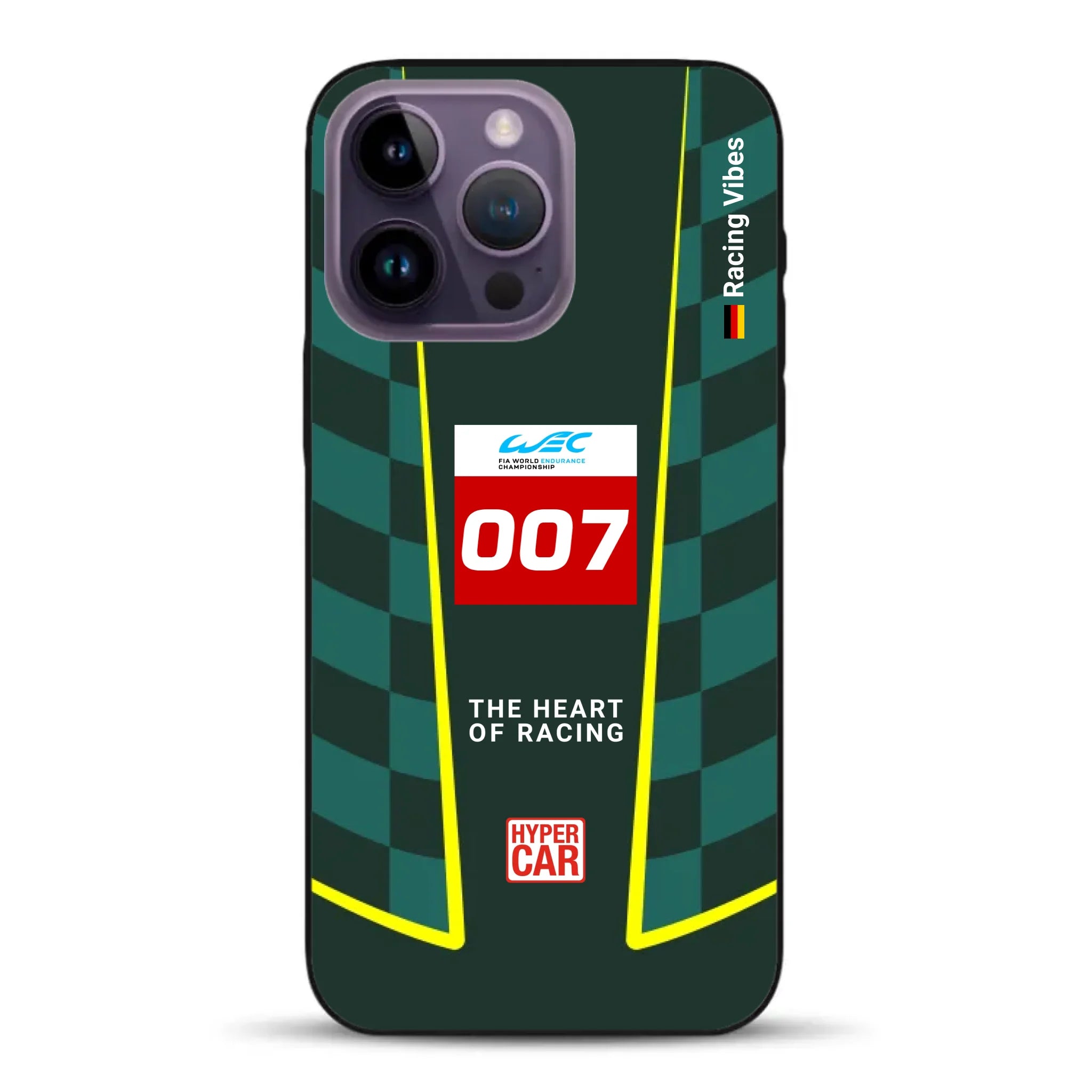 Valkyrie AMR‑LMH Hypercar WEC/IMSA Livery - Housse de téléphone portable personnalisée pour iPhone