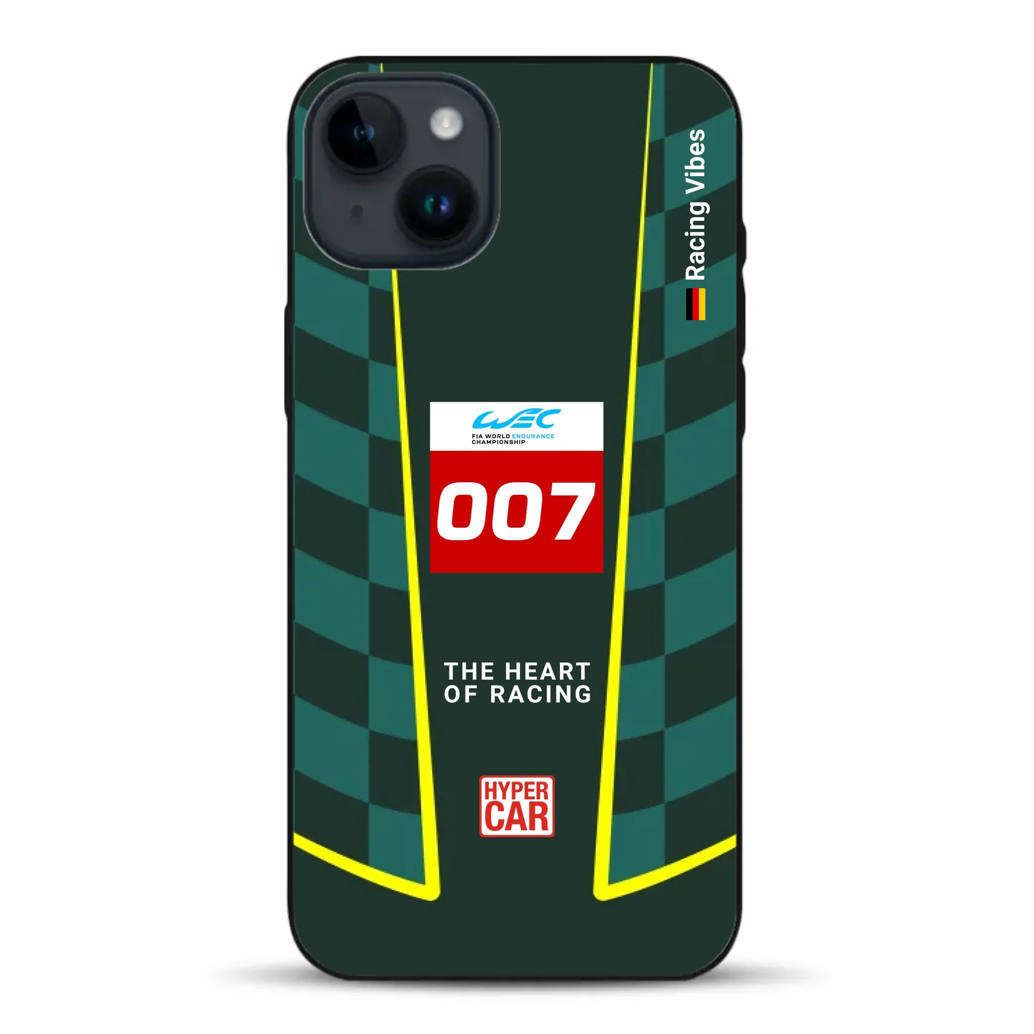 Valkyrie AMR‑LMH Hypercar WEC/IMSA Livery - Housse de téléphone portable personnalisée pour iPhone