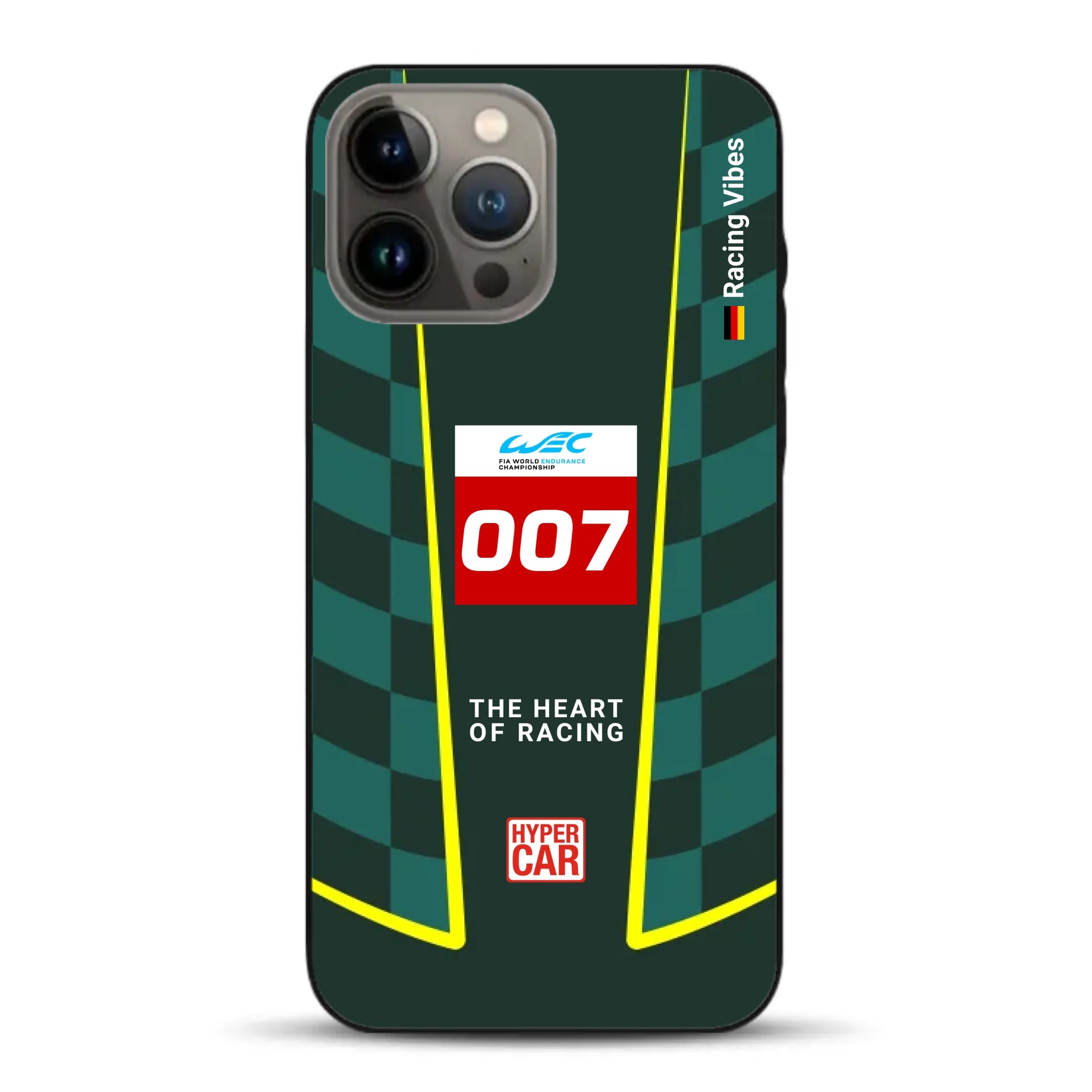 Valkyrie AMR‑LMH Hypercar WEC/IMSA Livery - Housse de téléphone portable personnalisée pour iPhone