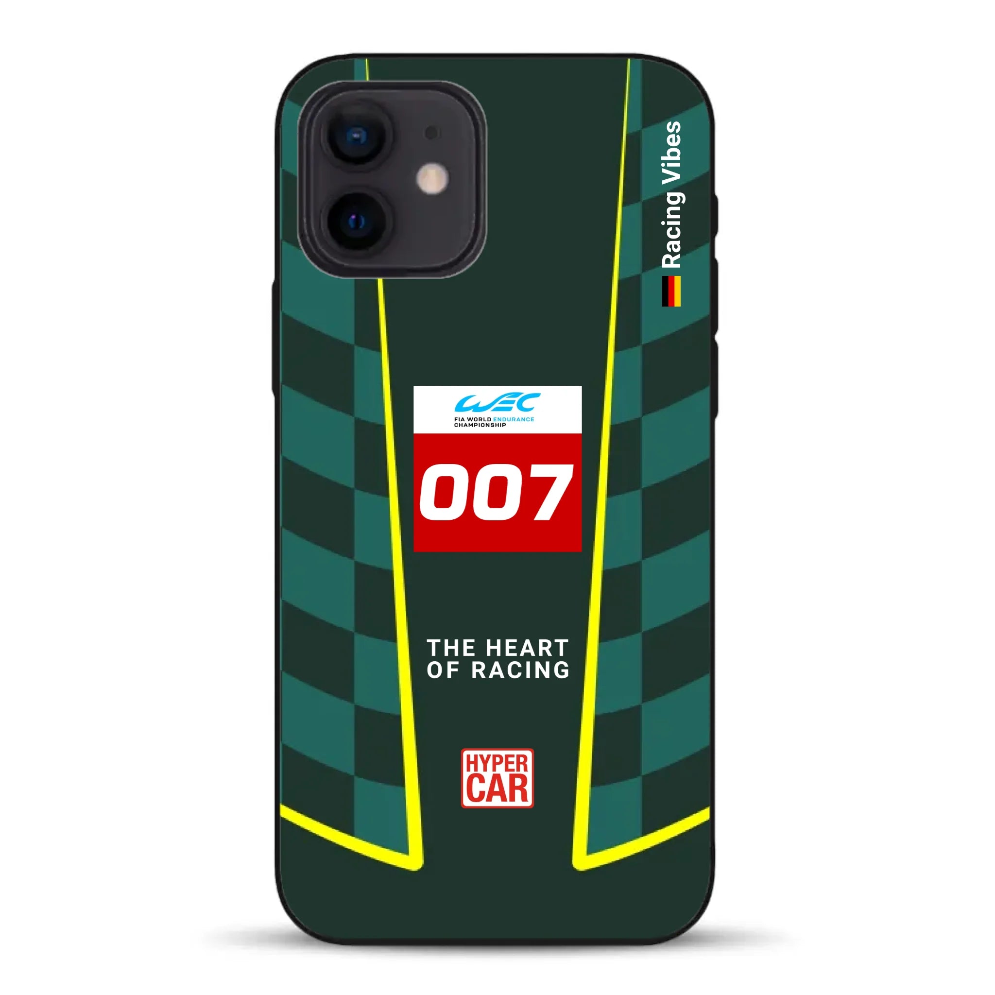 Valkyrie AMR‑LMH Hypercar WEC/IMSA Livery - Housse de téléphone portable personnalisée pour iPhone