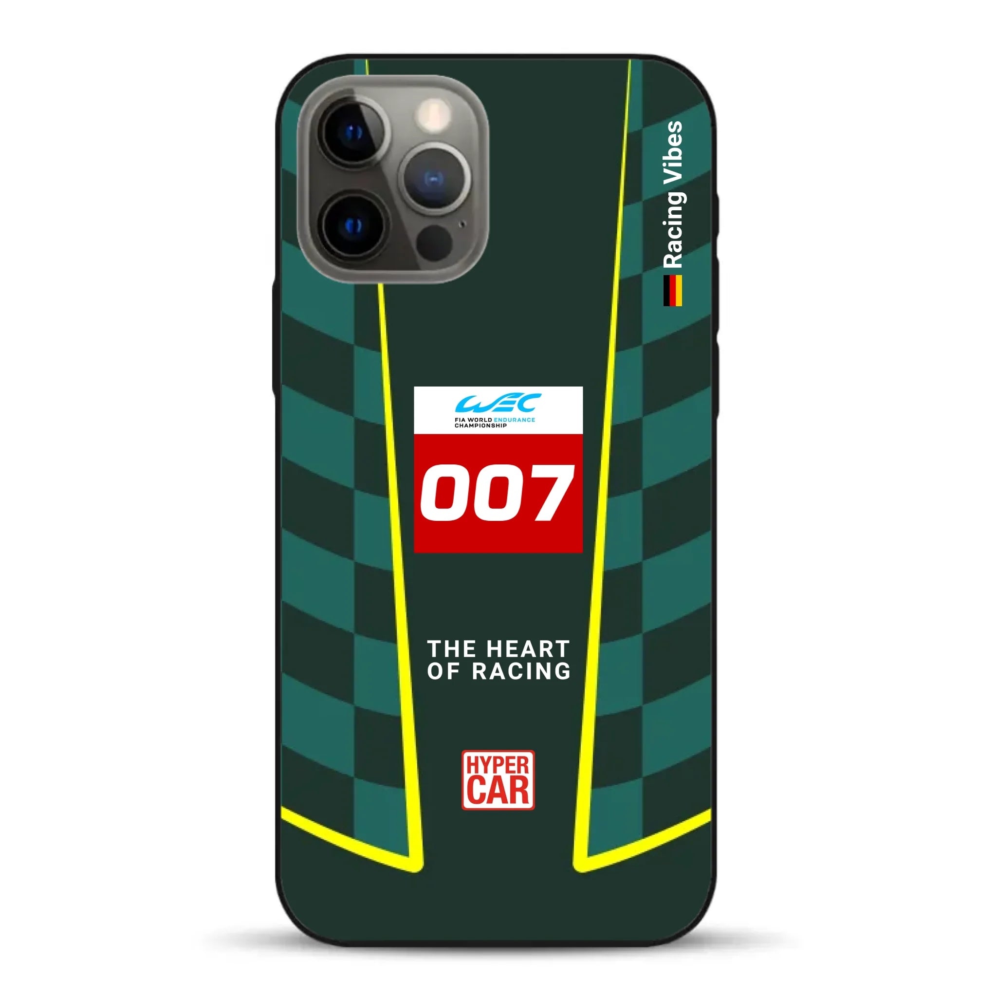 Valkyrie AMR‑LMH Hypercar WEC/IMSA Livery - Housse de téléphone portable personnalisée pour iPhone