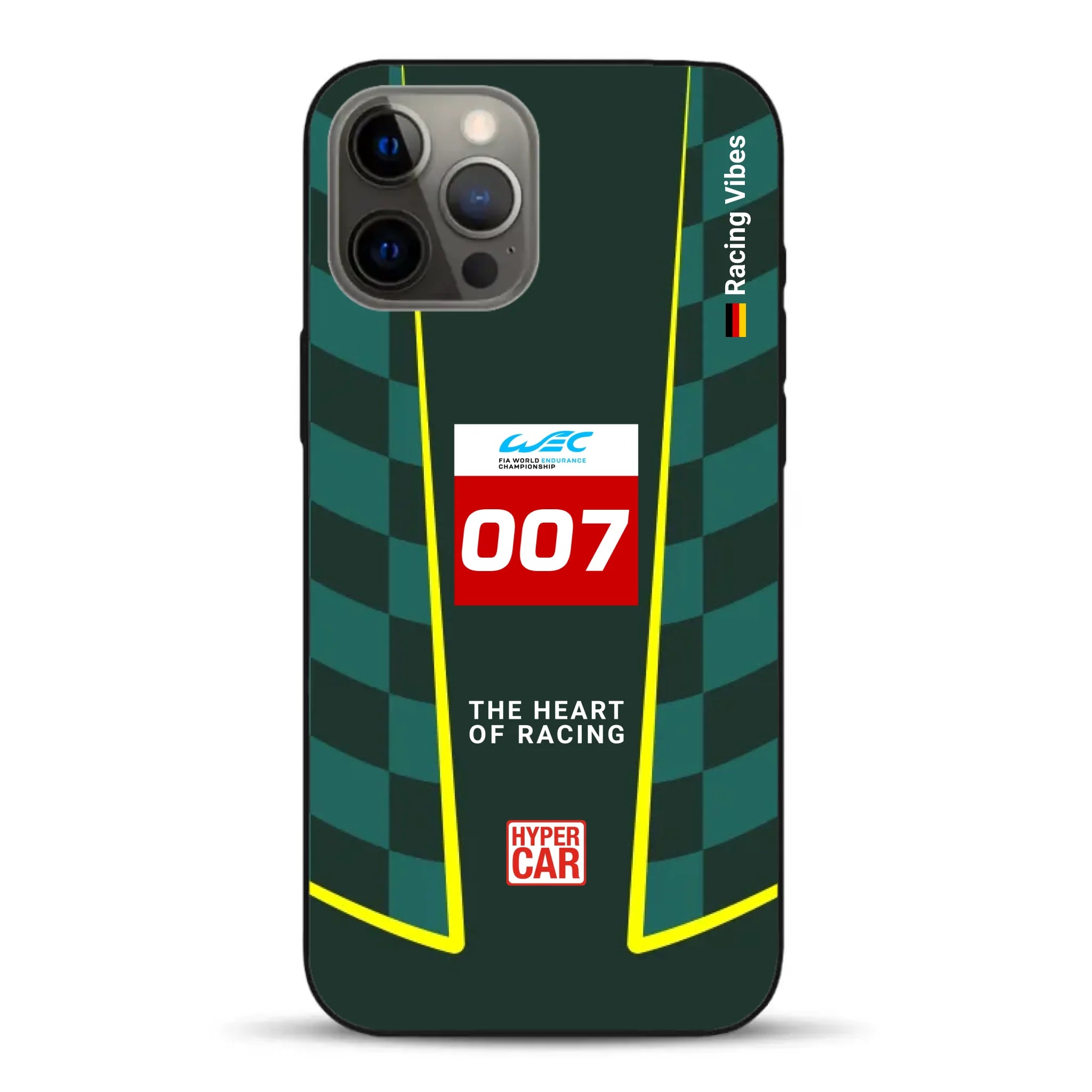 Valkyrie AMR‑LMH Hypercar WEC/IMSA Livery - Housse de téléphone portable personnalisée pour iPhone