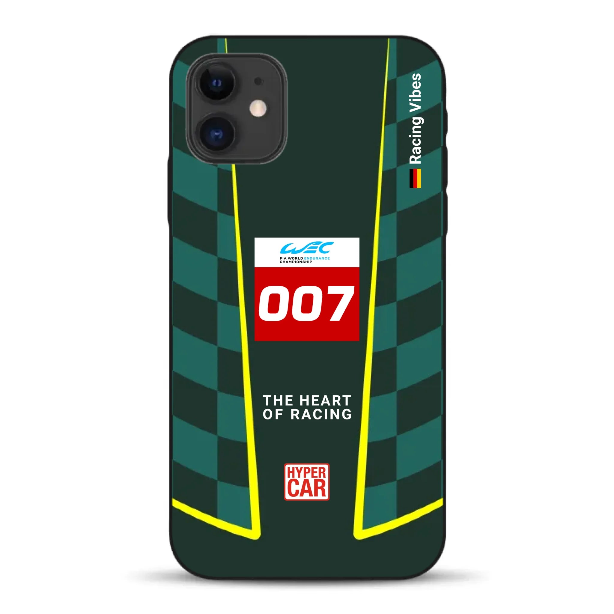 Valkyrie AMR‑LMH Hypercar WEC/IMSA Livery - Housse de téléphone portable personnalisée pour iPhone