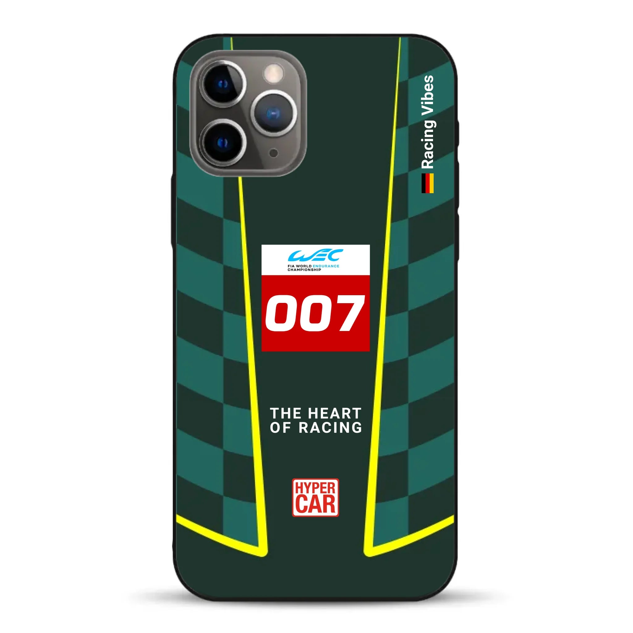 Valkyrie AMR‑LMH Hypercar WEC/IMSA Livery - Housse de téléphone portable personnalisée pour iPhone