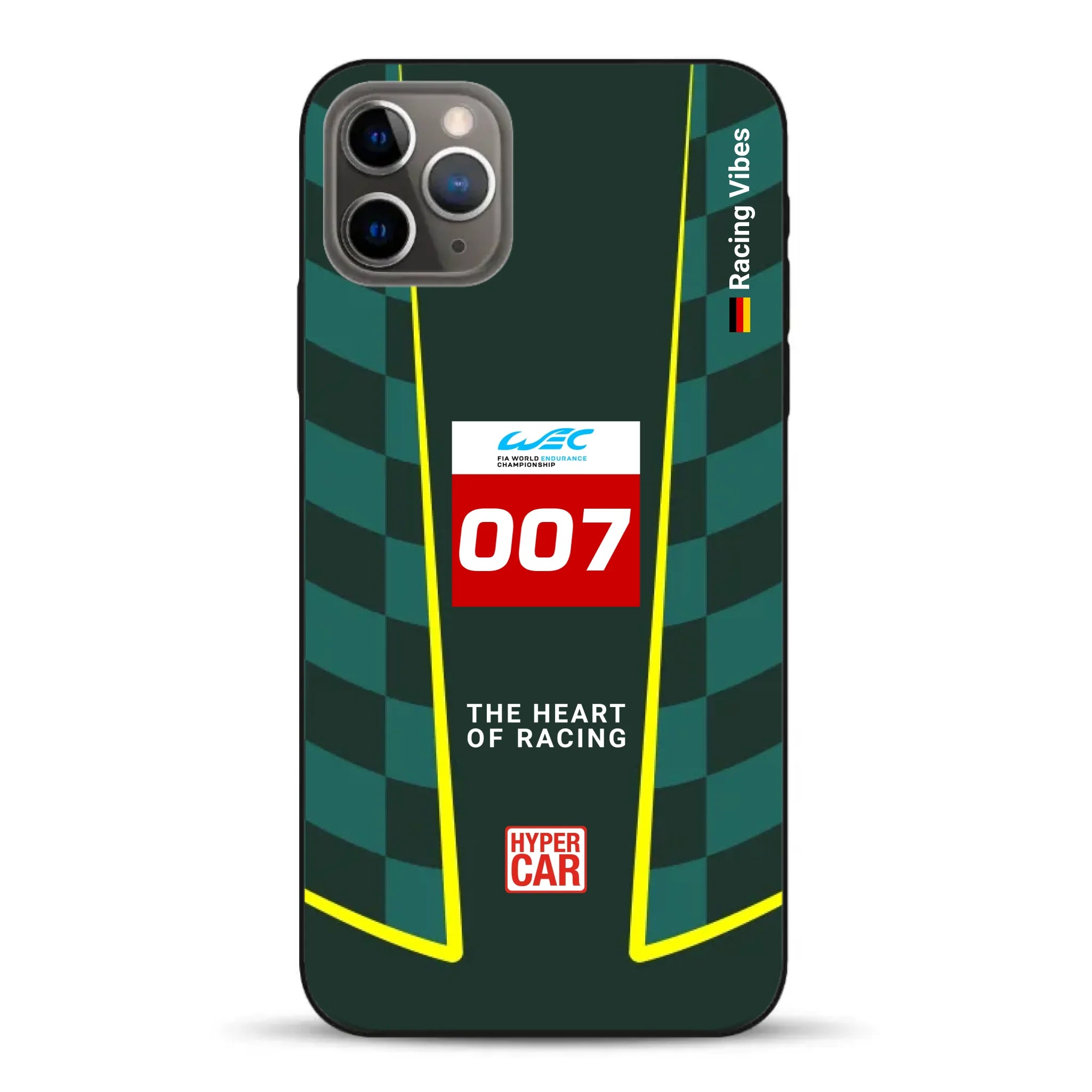Valkyrie AMR‑LMH Hypercar WEC/IMSA Livery - Housse de téléphone portable personnalisée pour iPhone