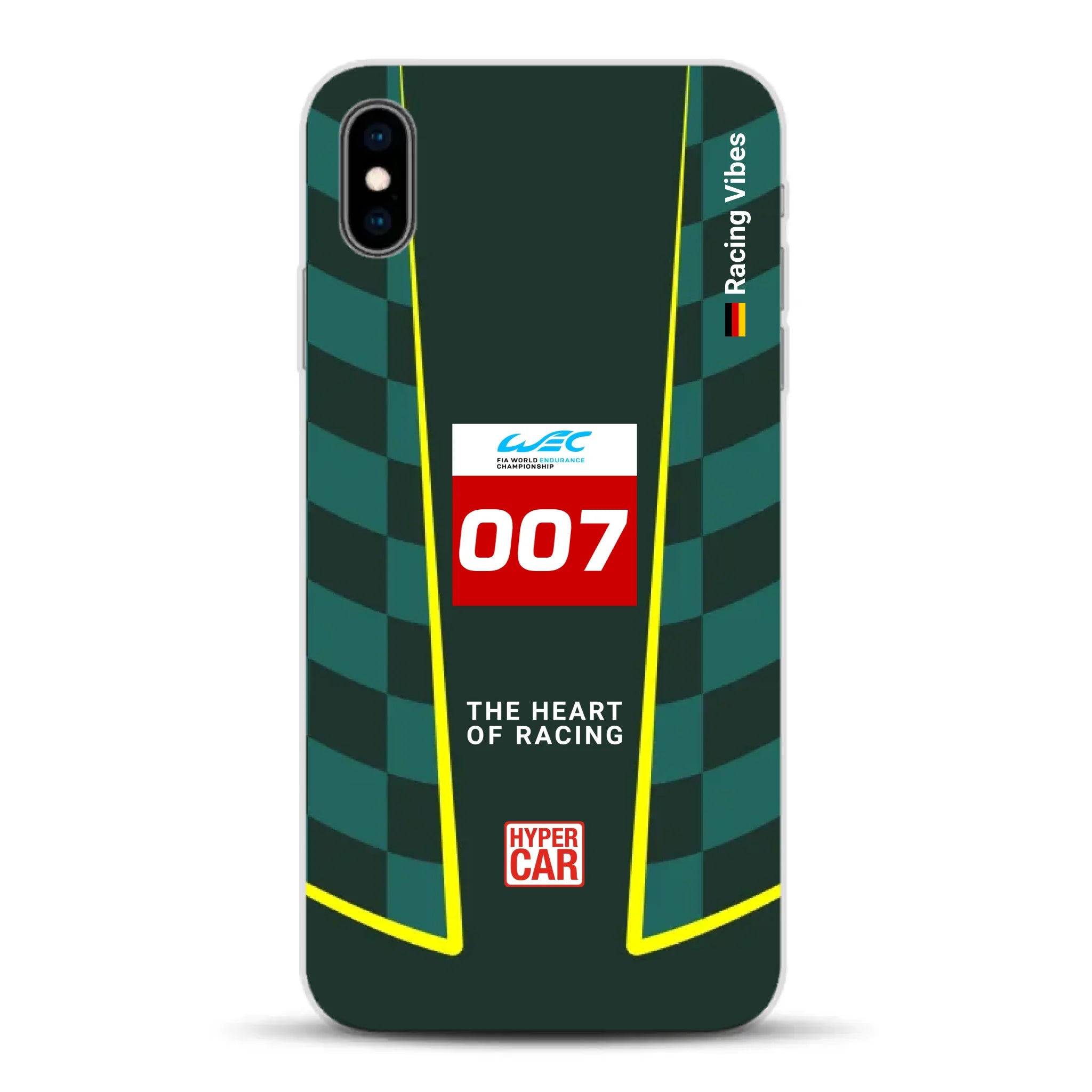 Valkyrie AMR‑LMH Hypercar WEC/IMSA Livery - Housse de téléphone portable personnalisée pour iPhone