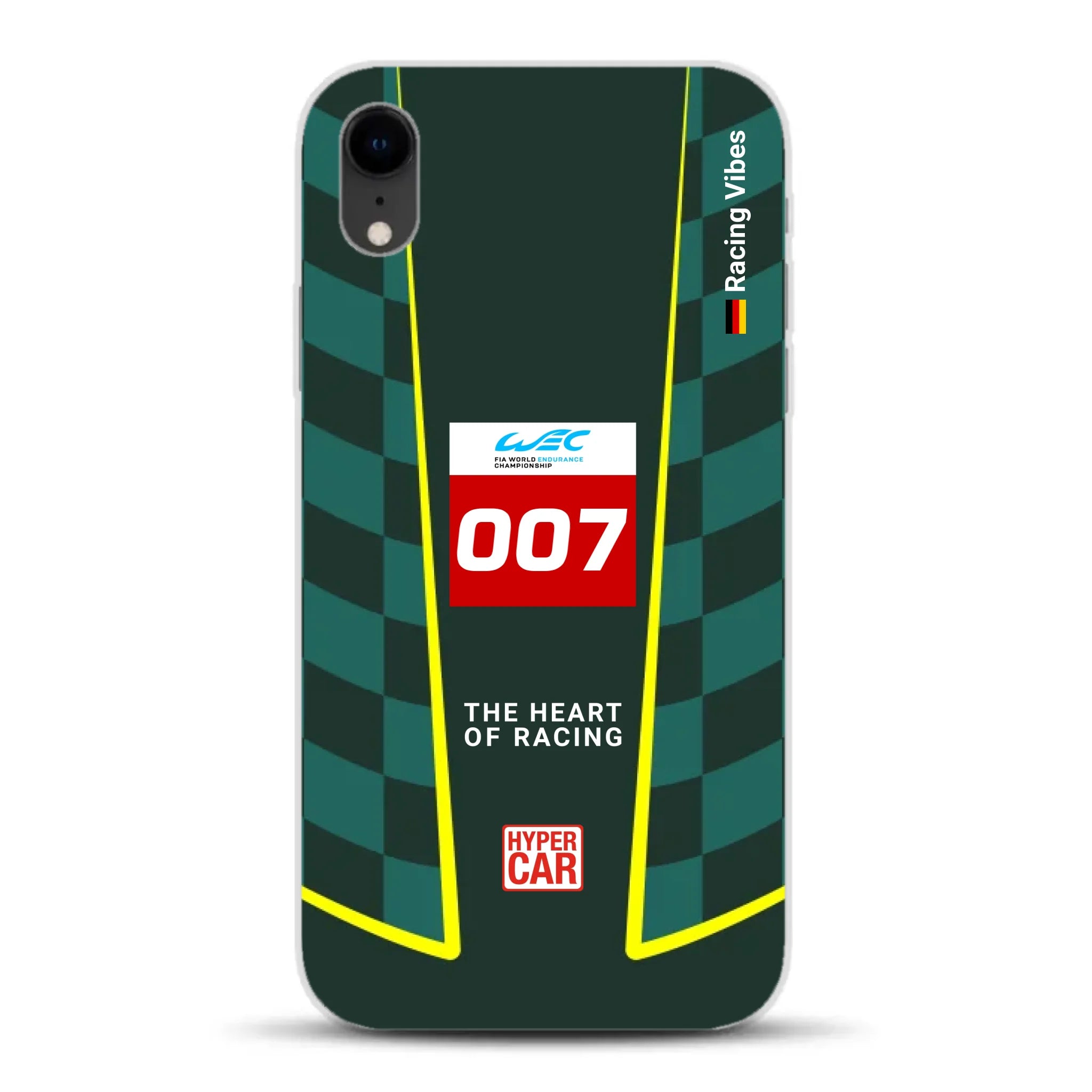 Valkyrie AMR‑LMH Hypercar WEC/IMSA Livery - Housse de téléphone portable personnalisée pour iPhone