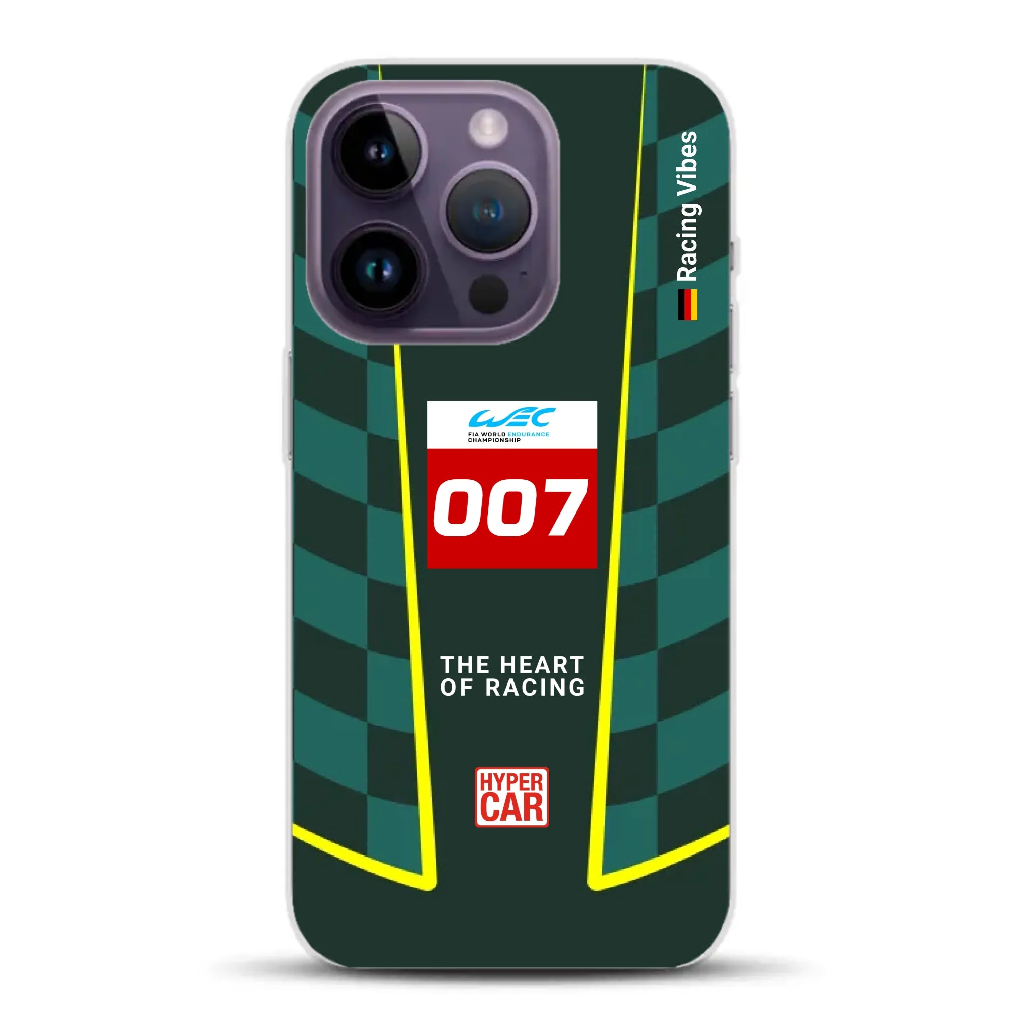 Valkyrie AMR‑LMH Hypercar WEC/IMSA Livery - Housse de téléphone portable personnalisée pour iPhone