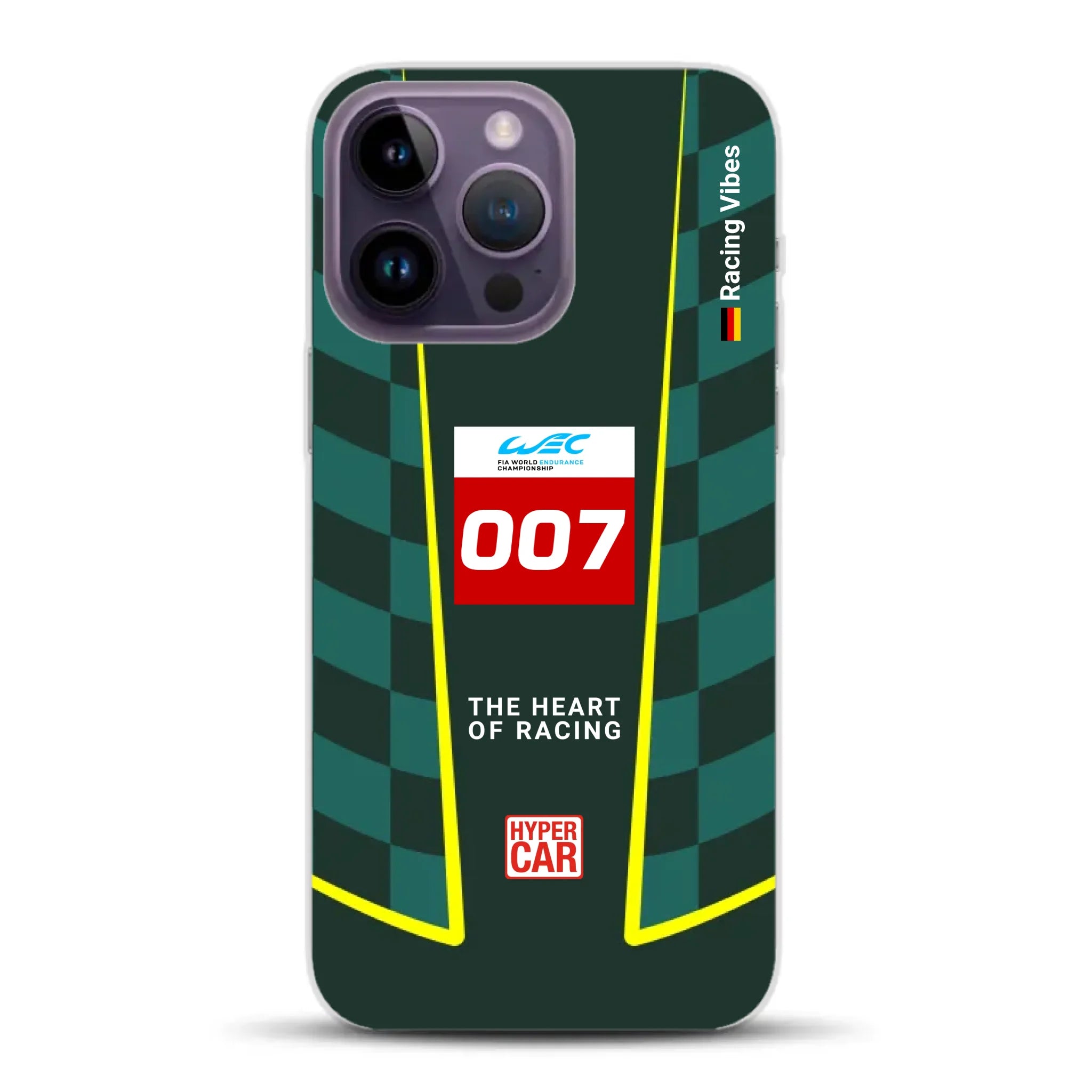 Valkyrie AMR‑LMH Hypercar WEC/IMSA Livery - Housse de téléphone portable personnalisée pour iPhone