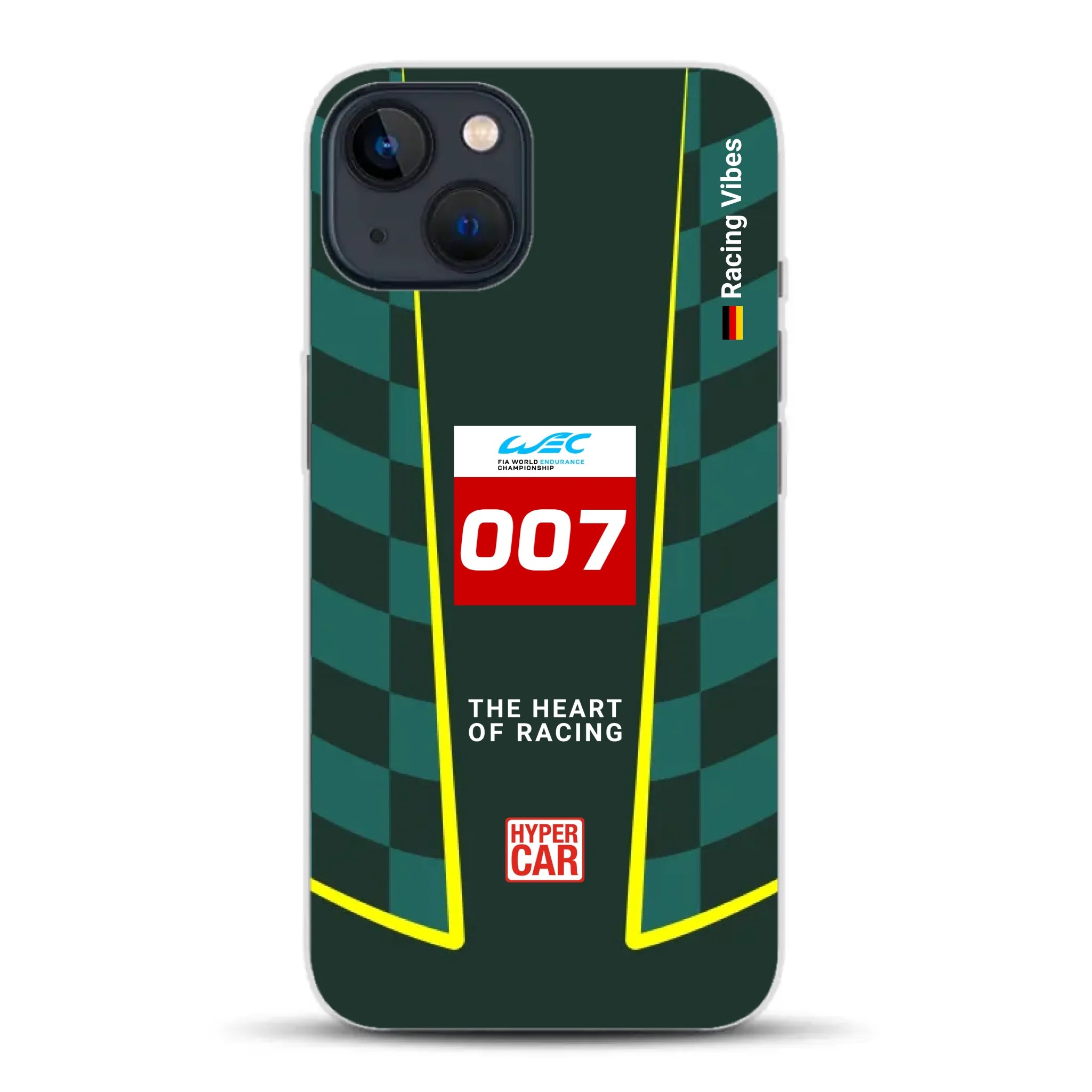Valkyrie AMR‑LMH Hypercar WEC/IMSA Livery - Housse de téléphone portable personnalisée pour iPhone