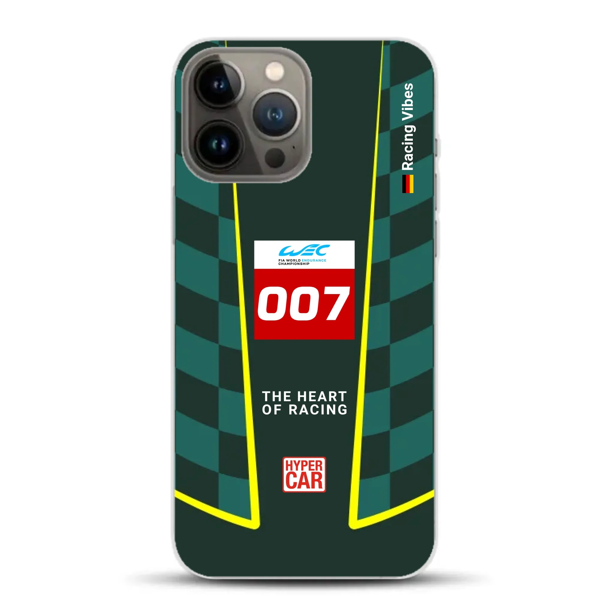 Valkyrie AMR‑LMH Hypercar WEC/IMSA Livery - Housse de téléphone portable personnalisée pour iPhone