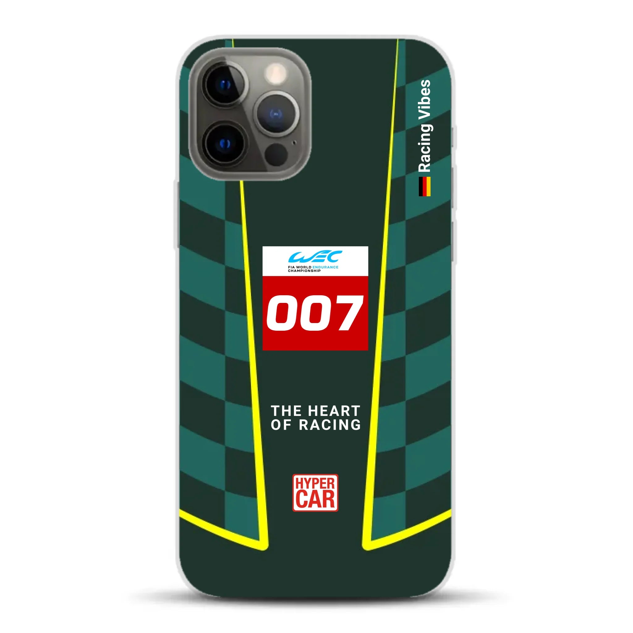 Valkyrie AMR‑LMH Hypercar WEC/IMSA Livery - Housse de téléphone portable personnalisée pour iPhone