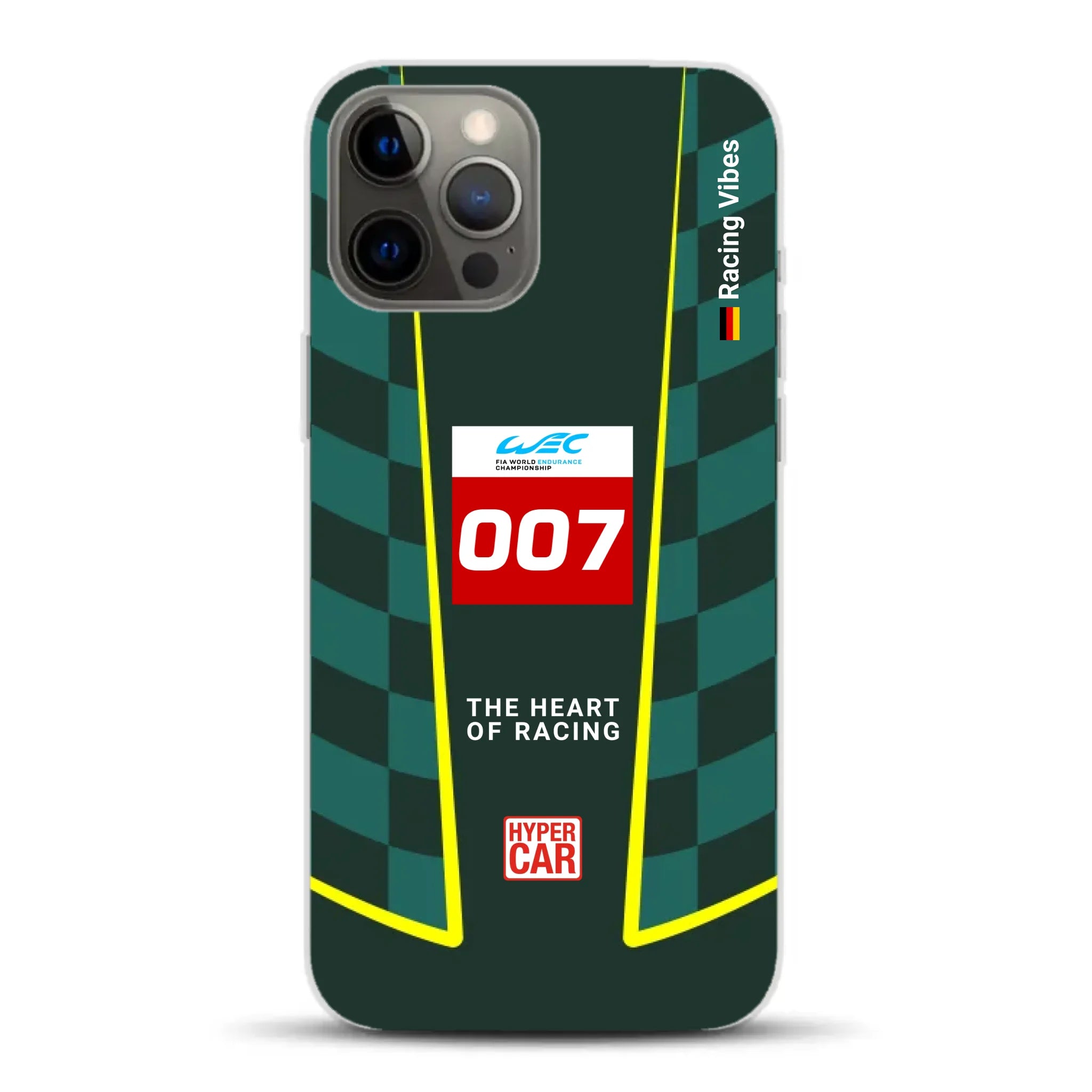 Valkyrie AMR‑LMH Hypercar WEC/IMSA Livery - Housse de téléphone portable personnalisée pour iPhone