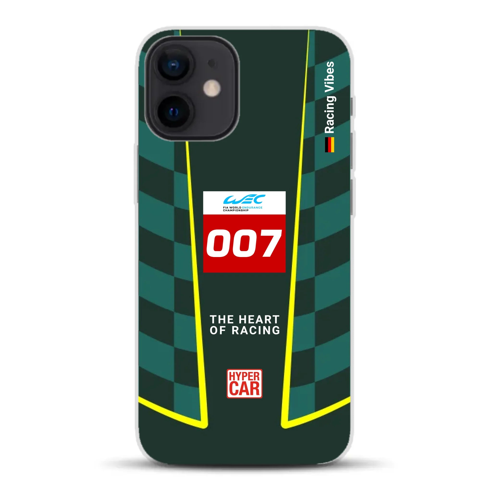 Valkyrie AMR‑LMH Hypercar WEC/IMSA Livery - Housse de téléphone portable personnalisée pour iPhone