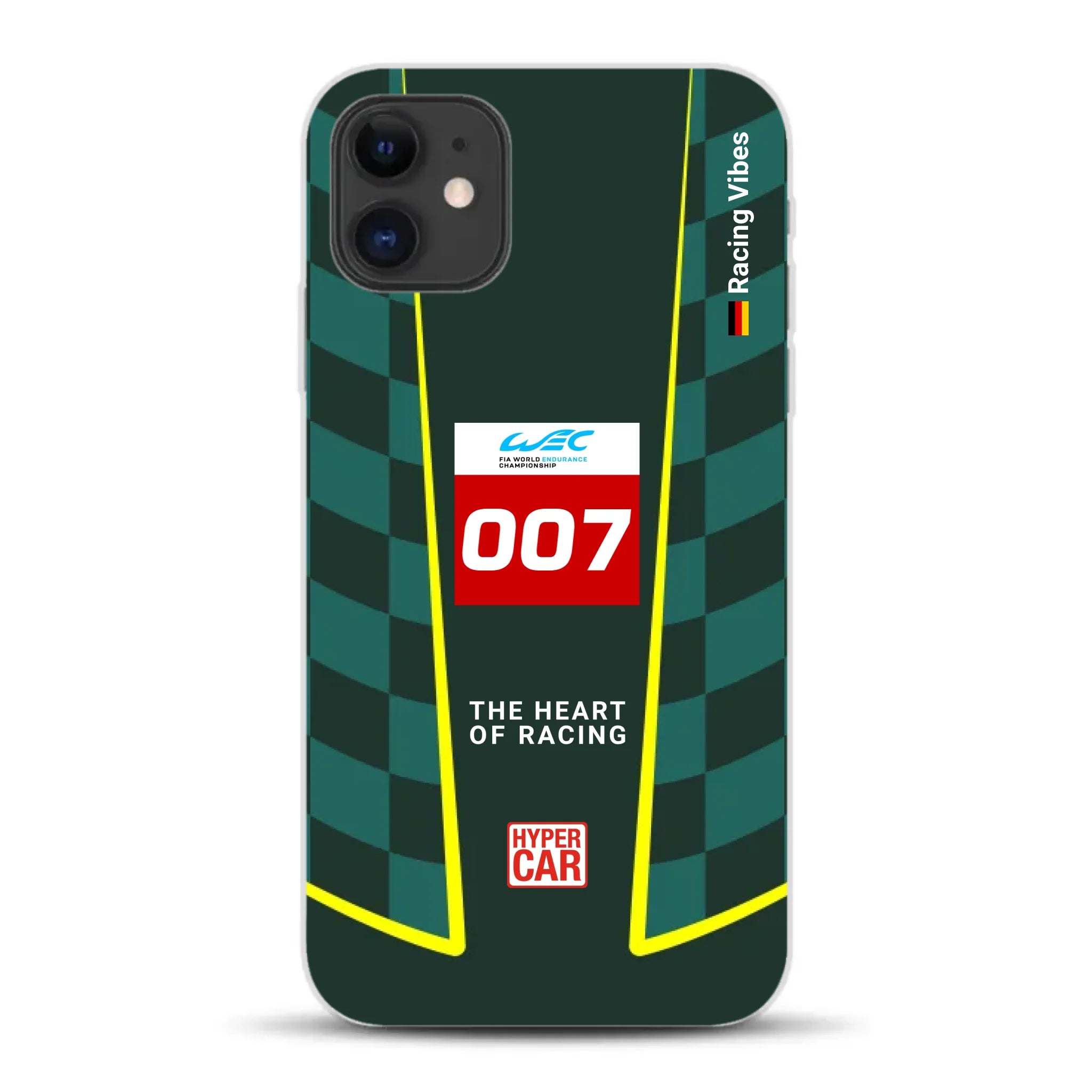 Valkyrie AMR‑LMH Hypercar WEC/IMSA Livery - Housse de téléphone portable personnalisée pour iPhone