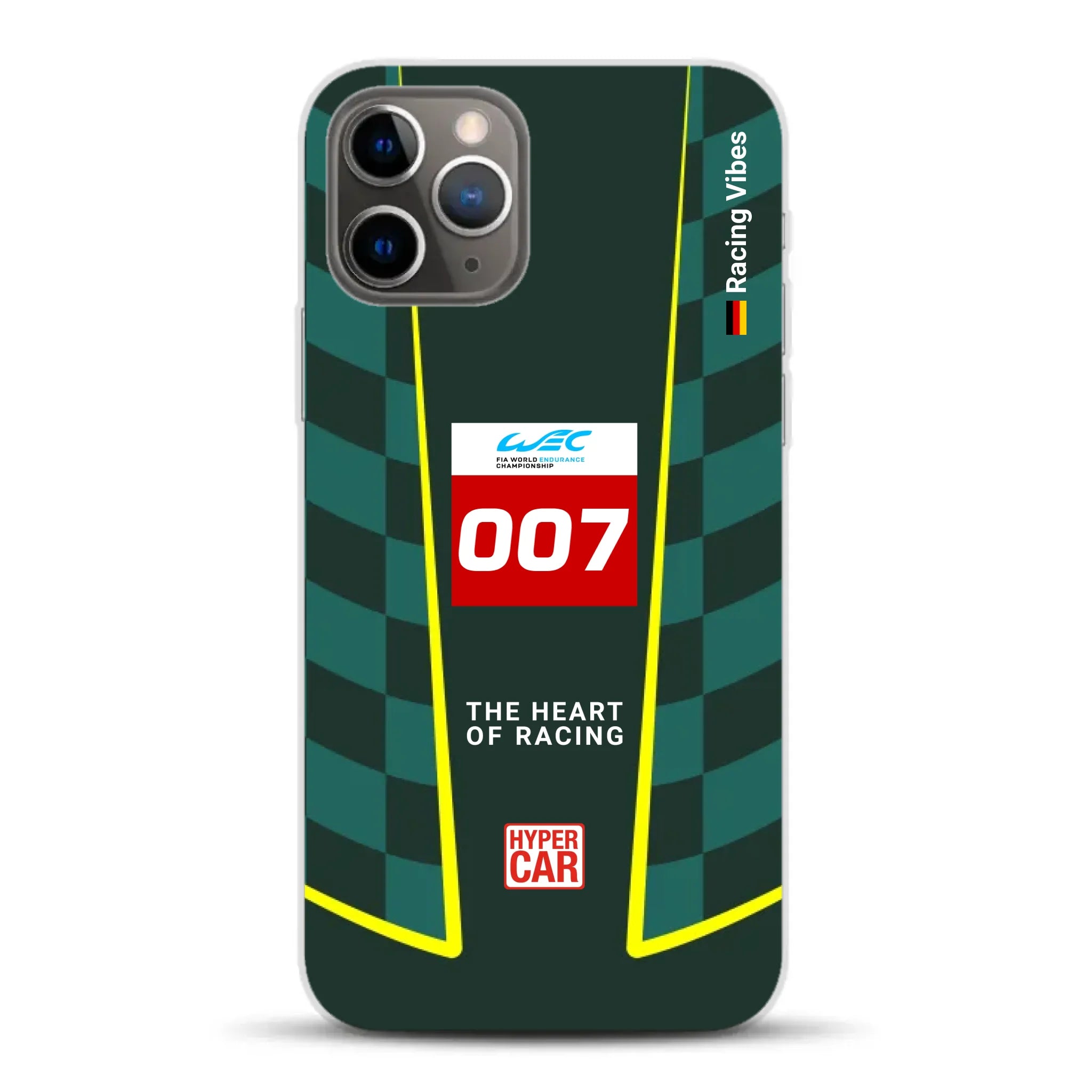 Valkyrie AMR‑LMH Hypercar WEC/IMSA Livery - Housse de téléphone portable personnalisée pour iPhone
