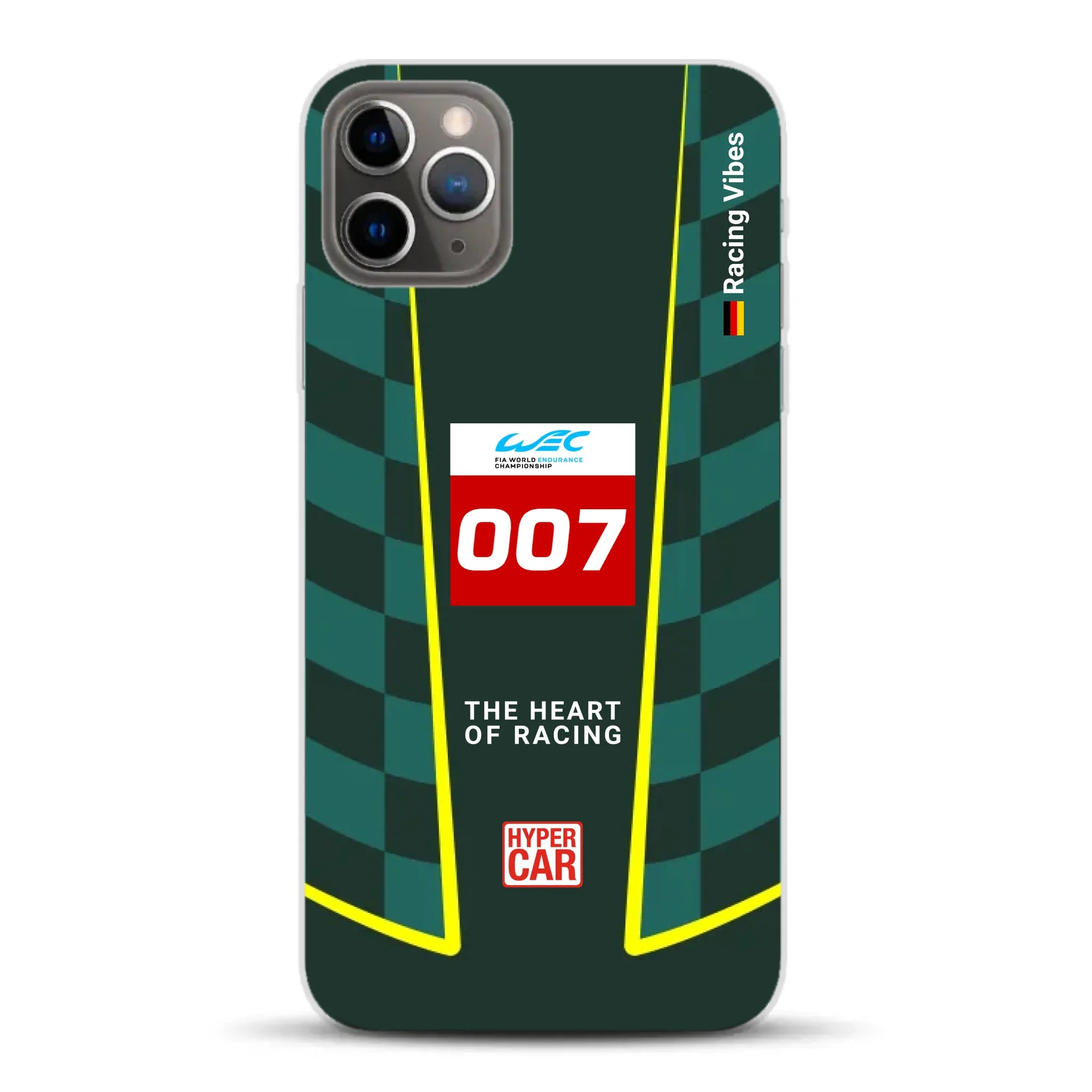 Valkyrie AMR‑LMH Hypercar WEC/IMSA Livery - Housse de téléphone portable personnalisée pour iPhone