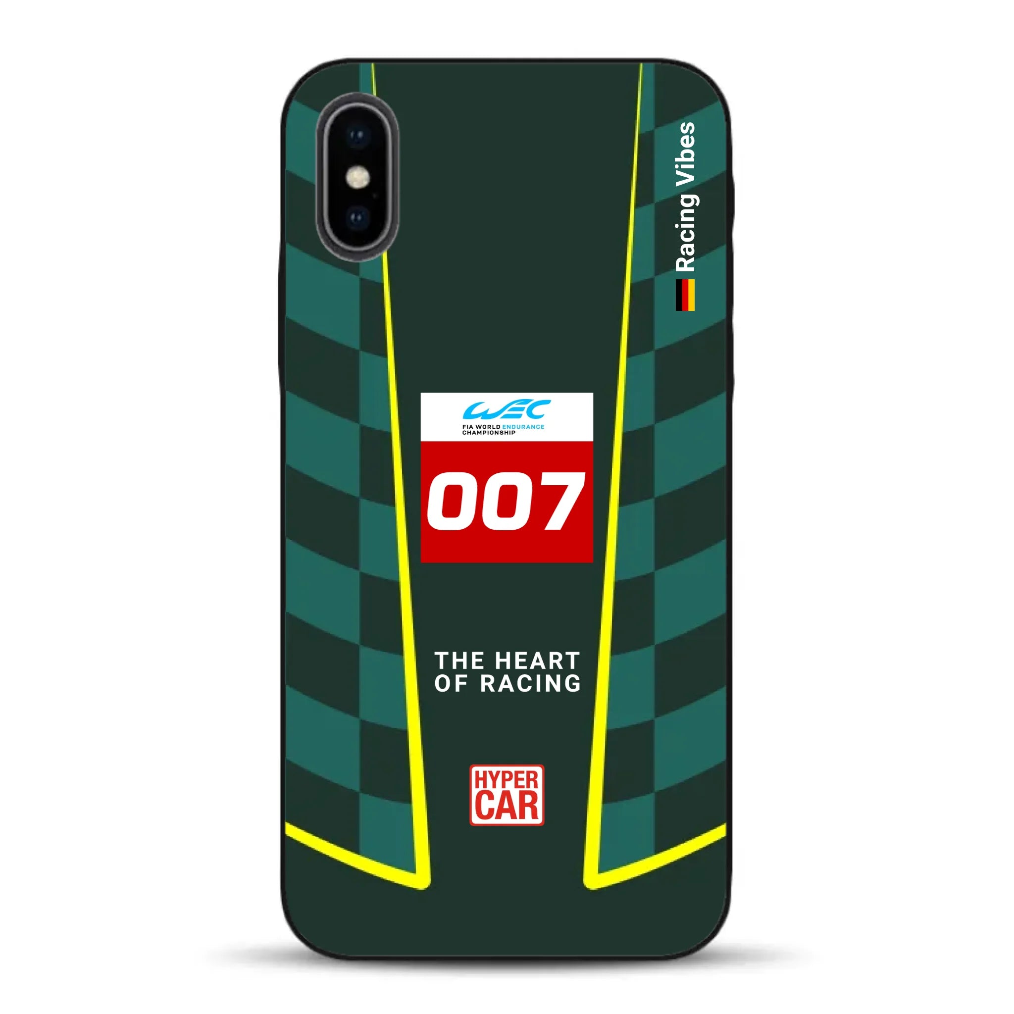 Valkyrie AMR‑LMH Hypercar WEC/IMSA Livery - Housse de téléphone portable personnalisée pour iPhone