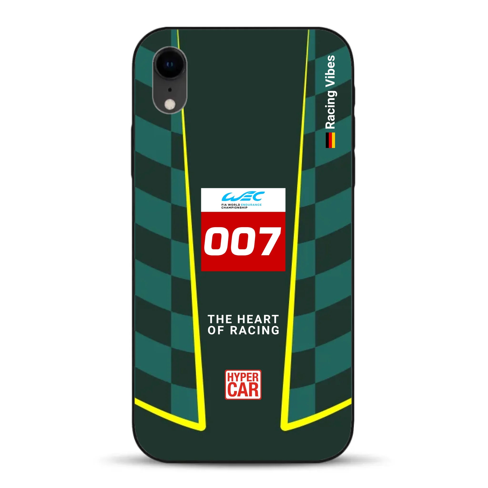 Valkyrie AMR‑LMH Hypercar WEC/IMSA Livery - Housse de téléphone portable personnalisée pour iPhone