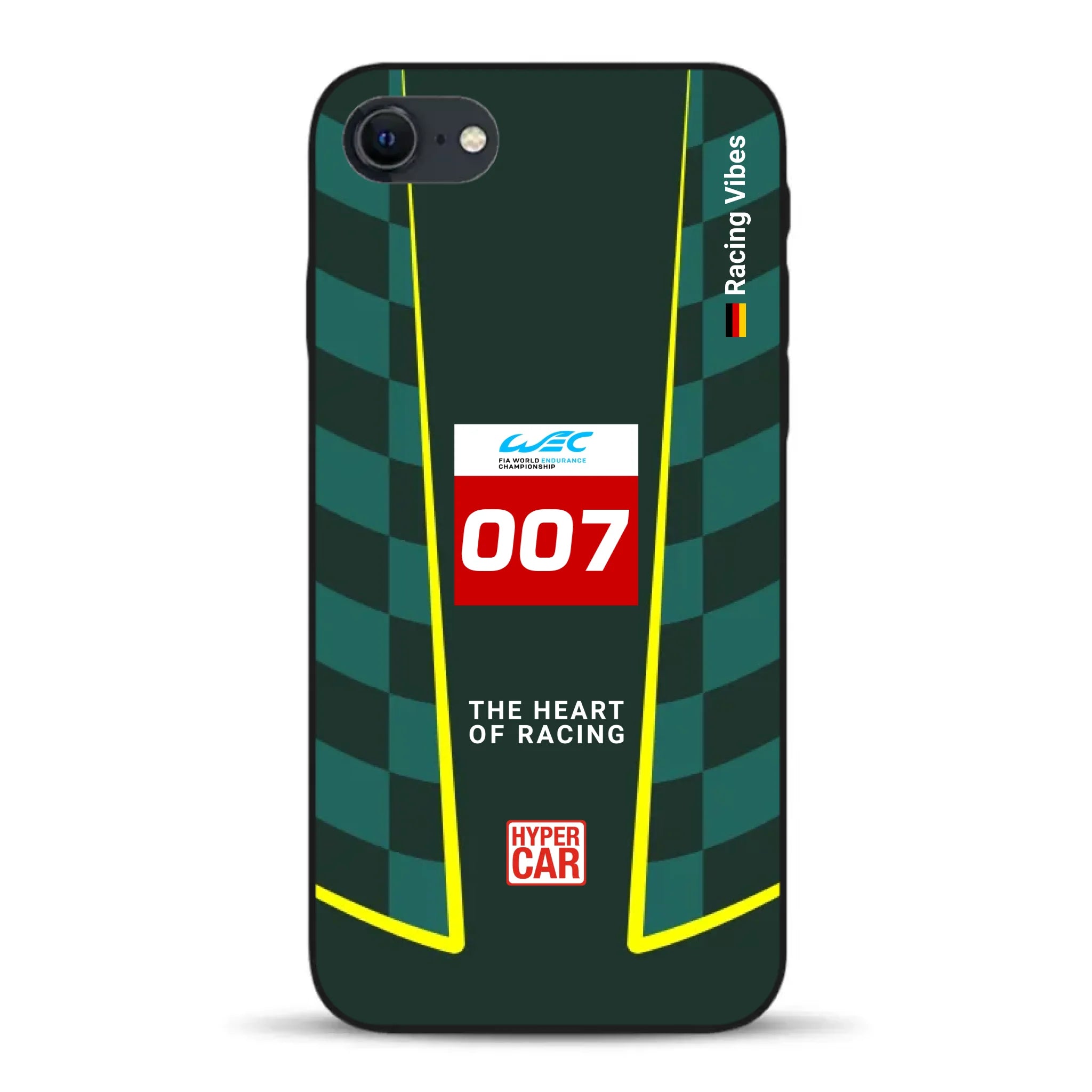 Valkyrie AMR‑LMH Hypercar WEC/IMSA Livery - Housse de téléphone portable personnalisée pour iPhone