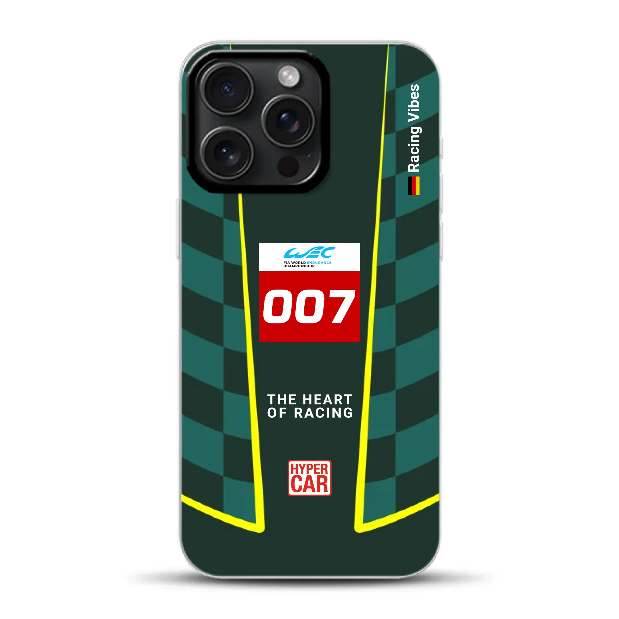 Valkyrie AMR‑LMH Hypercar WEC/IMSA Livery - Housse de téléphone portable personnalisée pour iPhone