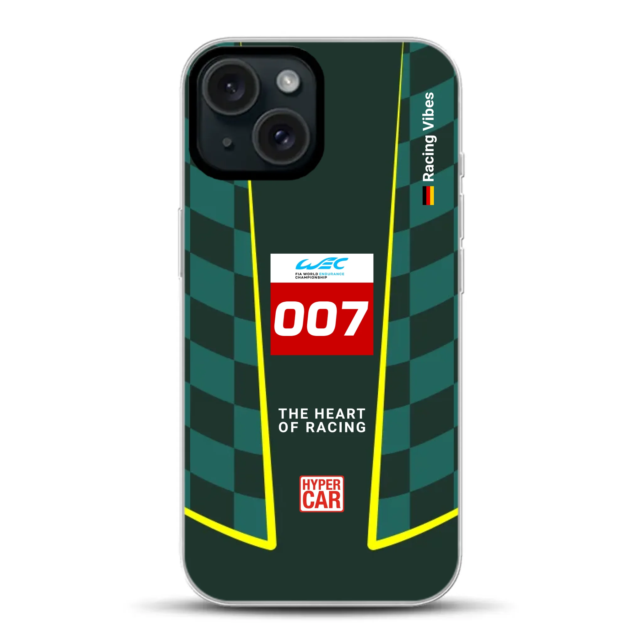 Valkyrie AMR‑LMH Hypercar WEC/IMSA Livery - Housse de téléphone portable personnalisée pour iPhone