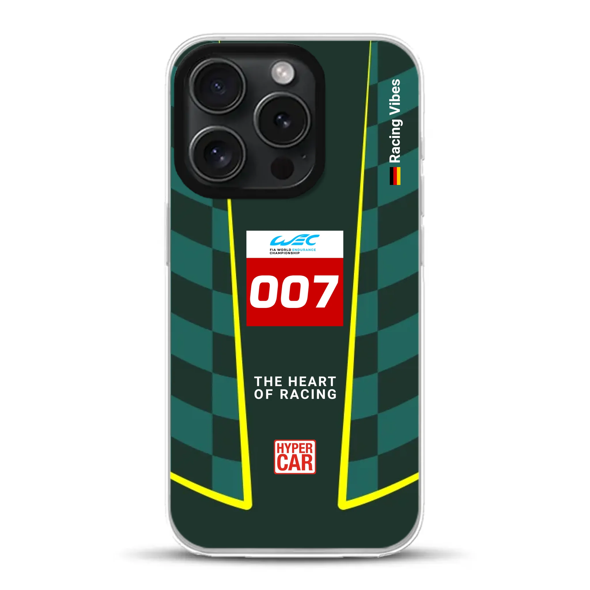 Valkyrie AMR‑LMH Hypercar WEC/IMSA Livery - Housse de téléphone portable personnalisée pour iPhone