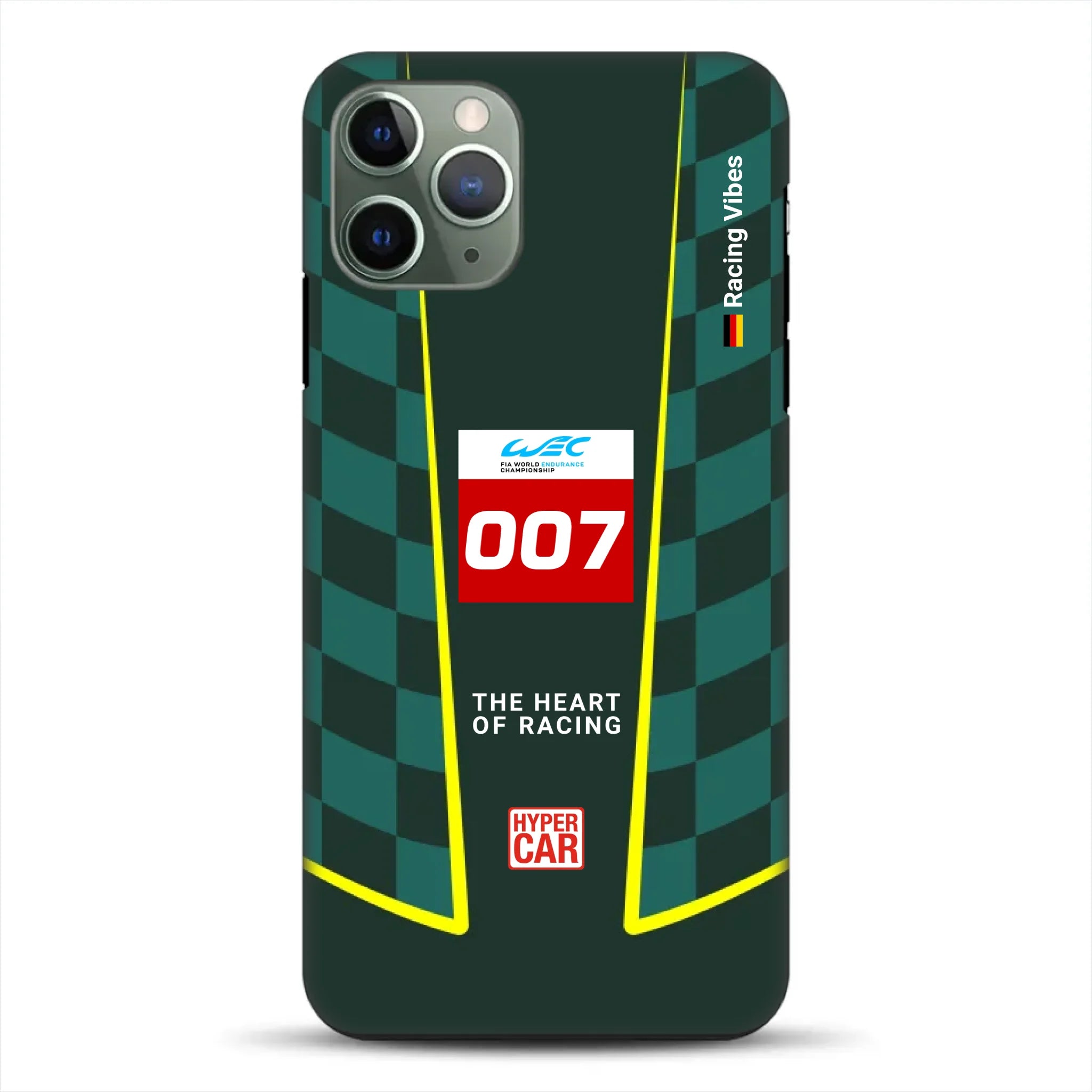 Valkyrie AMR‑LMH Hypercar WEC/IMSA Livery - Custodia premium personalizzata per iPhone