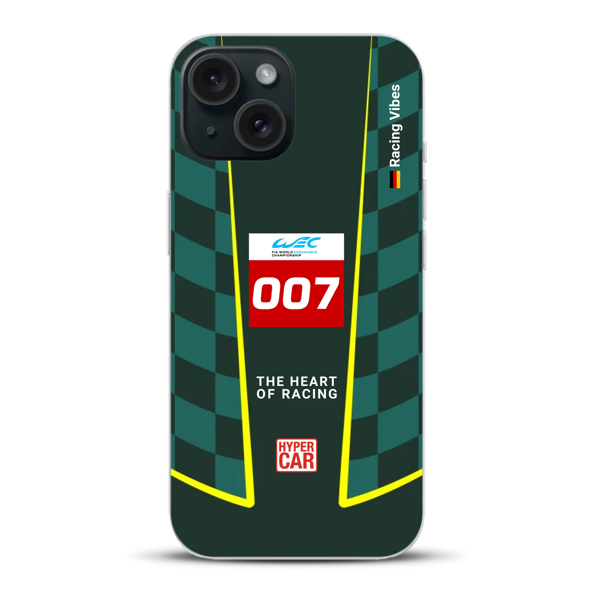 Valkyrie AMR‑LMH Hypercar WEC/IMSA Livery - Housse de téléphone portable personnalisée pour iPhone