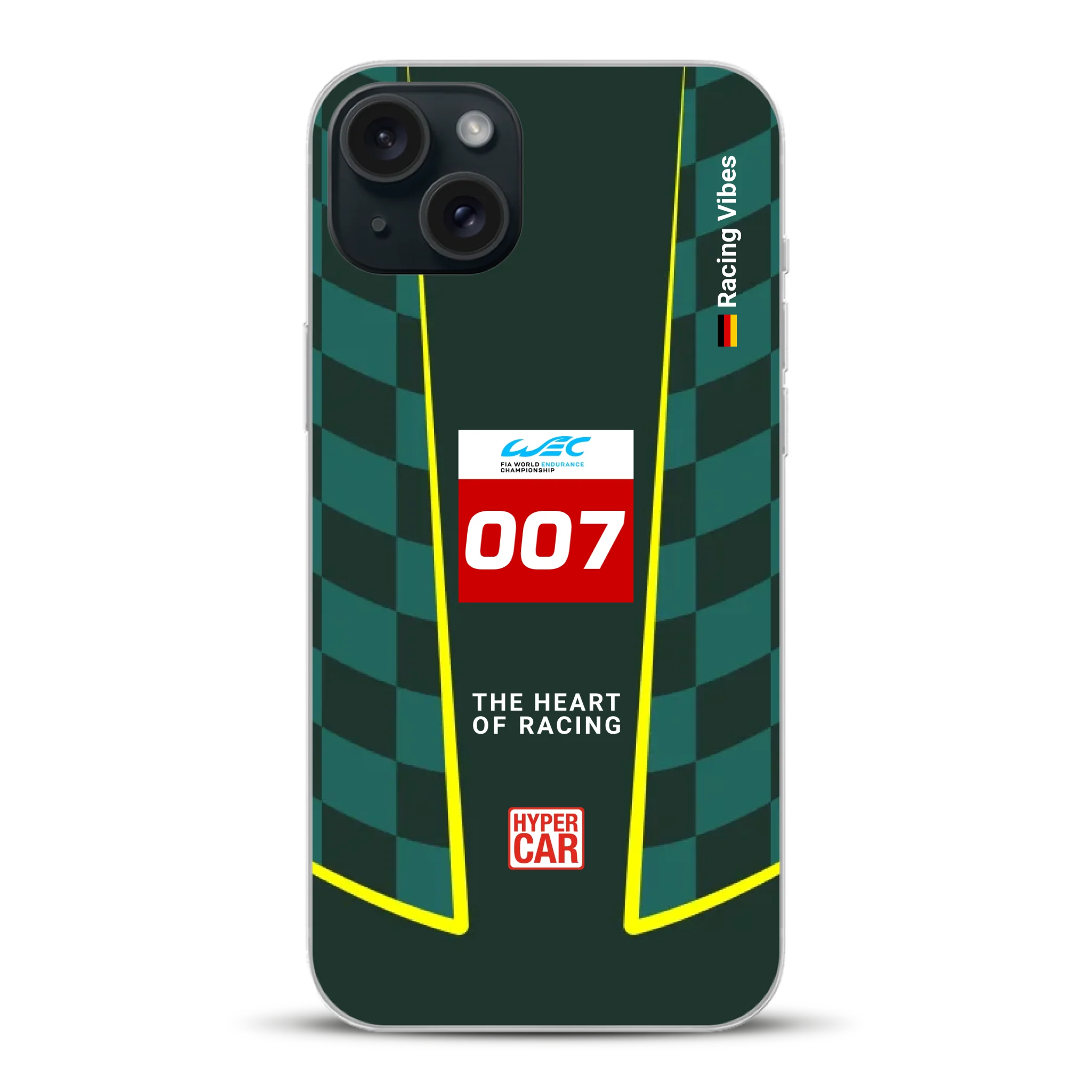 Valkyrie AMR‑LMH Hypercar WEC/IMSA Livery - Housse de téléphone portable personnalisée pour iPhone
