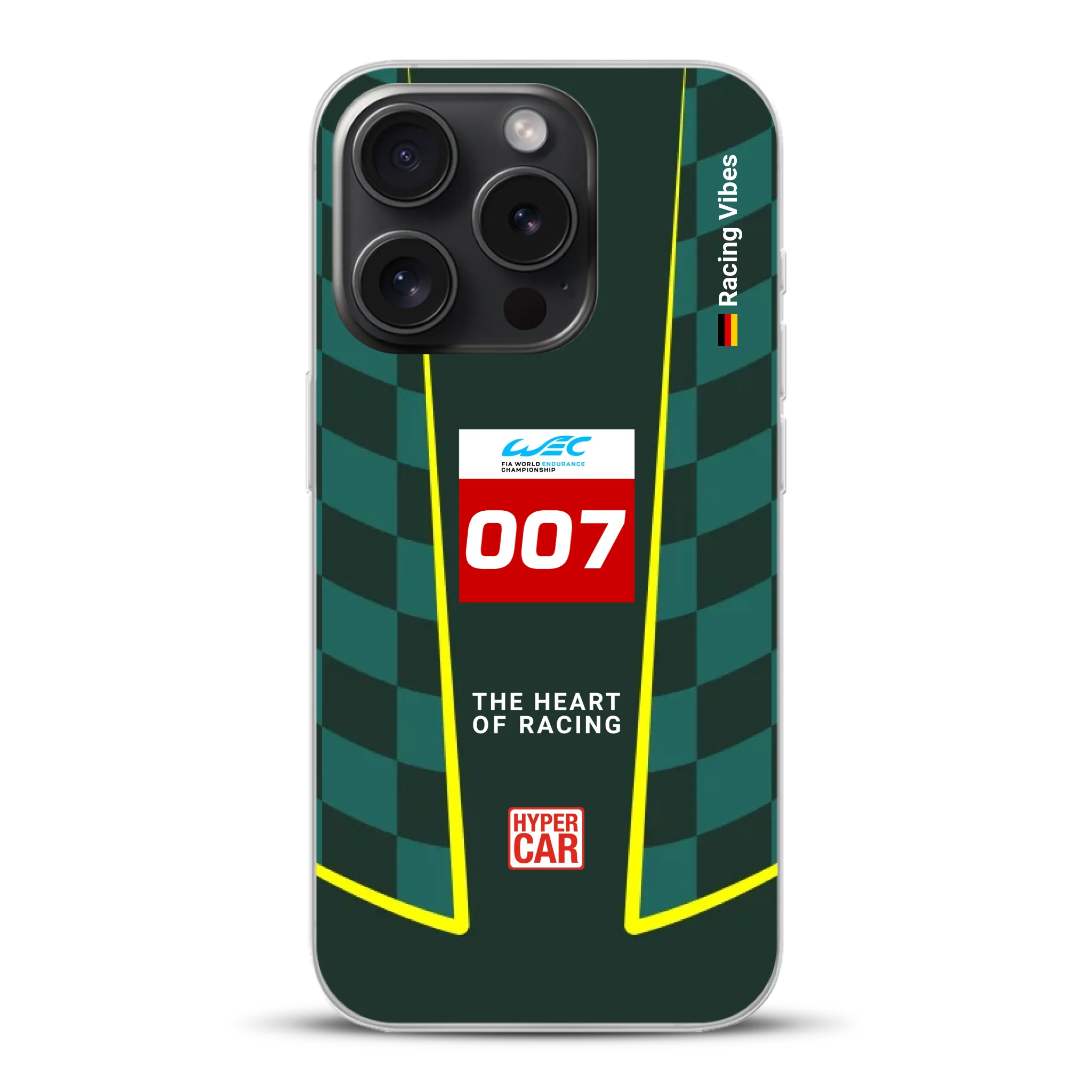 Valkyrie AMR‑LMH Hypercar WEC/IMSA Livery - Individuelle Handyhülle für iPhone