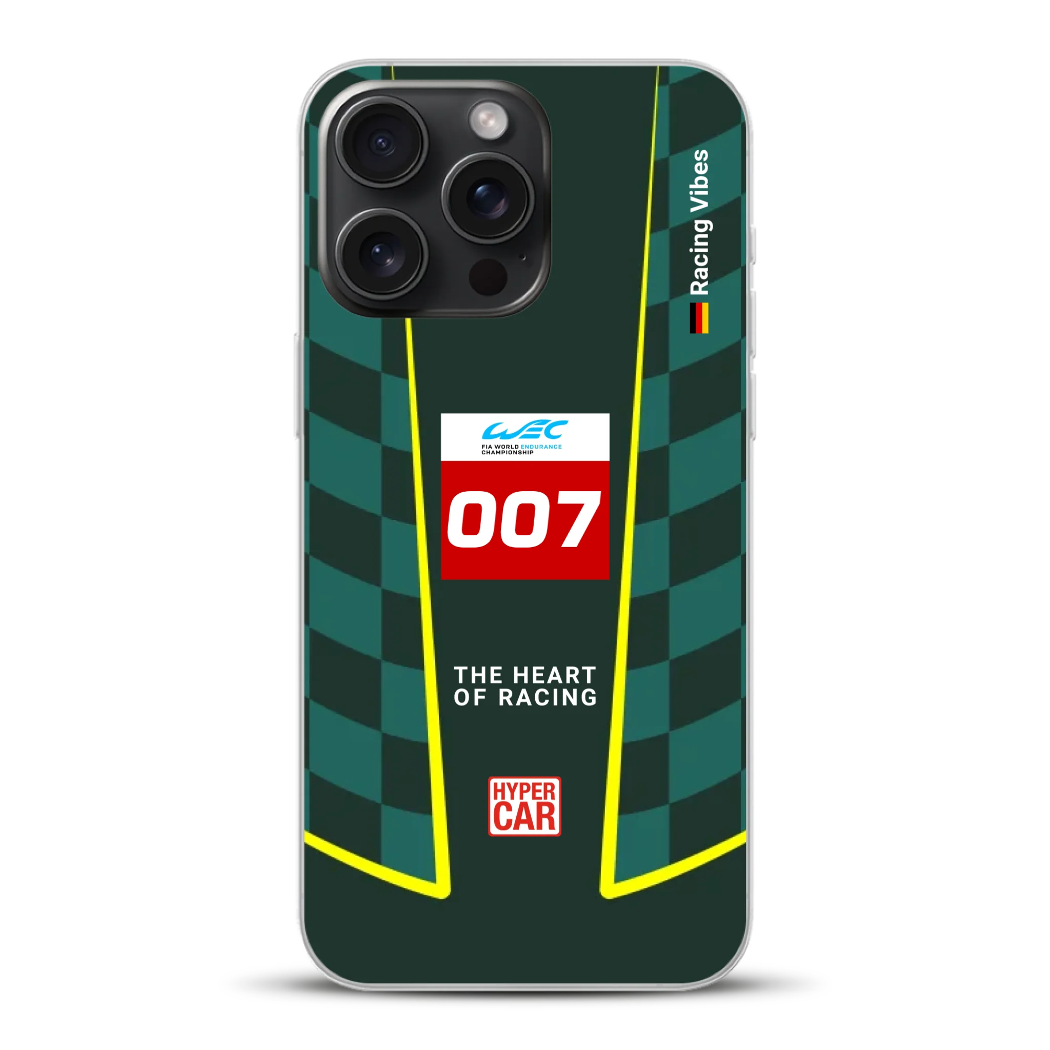 Valkyrie AMR‑LMH Hypercar WEC/IMSA Livery - Housse de téléphone portable personnalisée pour iPhone