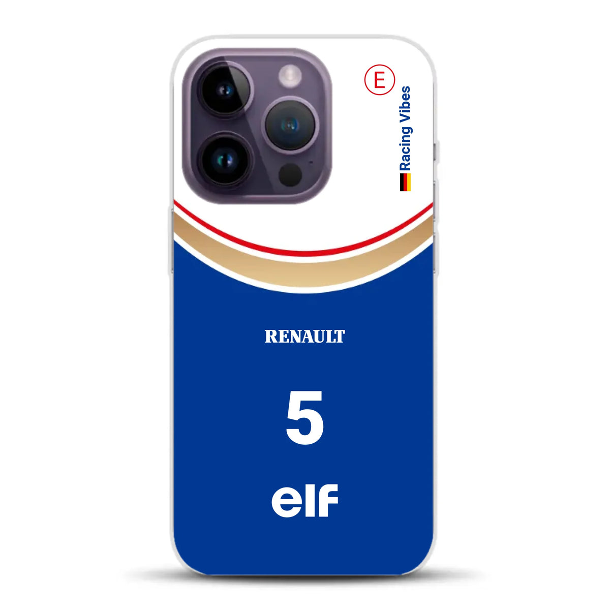 Williams FW18 1996 Damon Hill Champion Livery - Custodia per cellulare personalizzata per iPhone