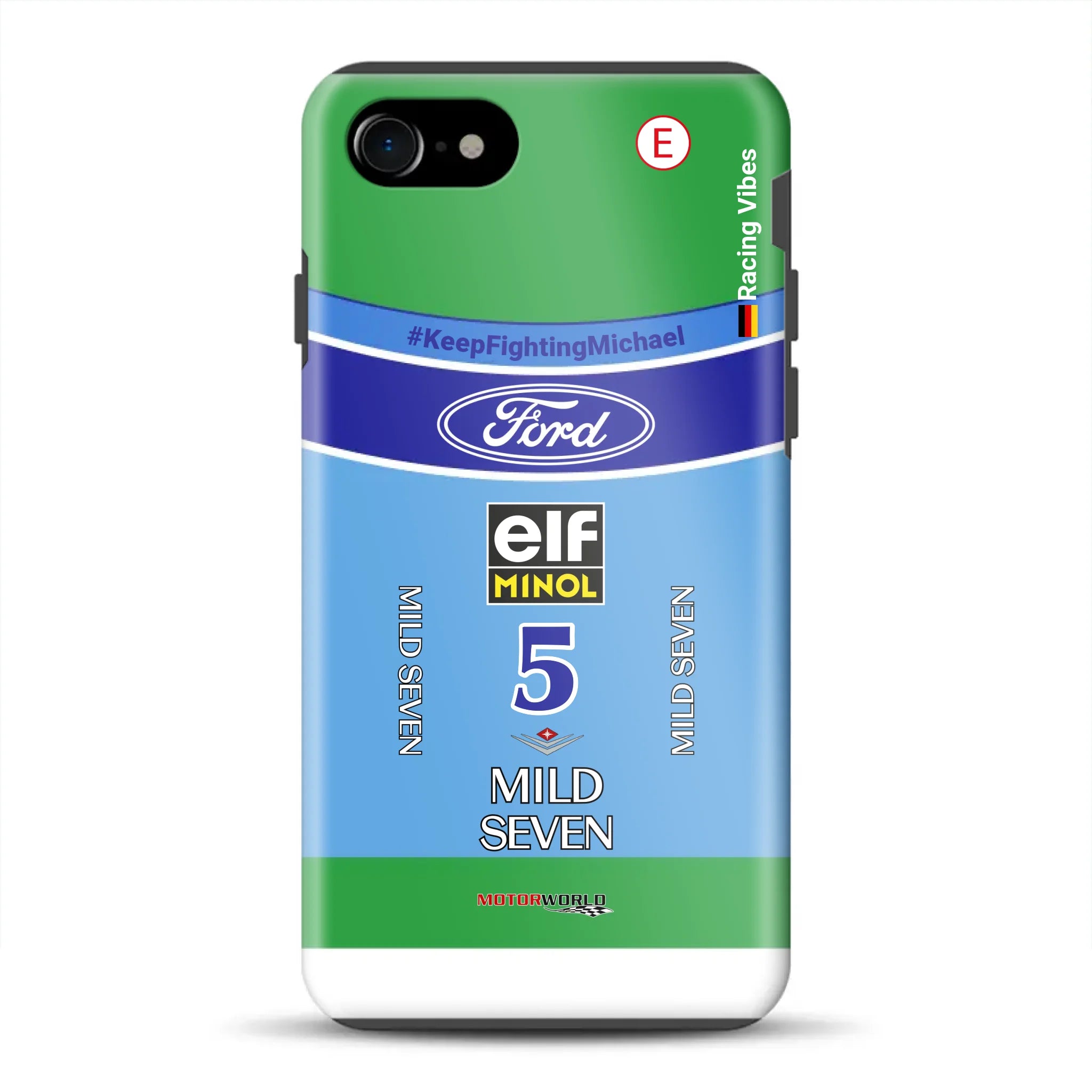 Benetton B194 F1 1994 Michael Schumacher Champion Livery - Individuelle Premium Hülle für iPhone