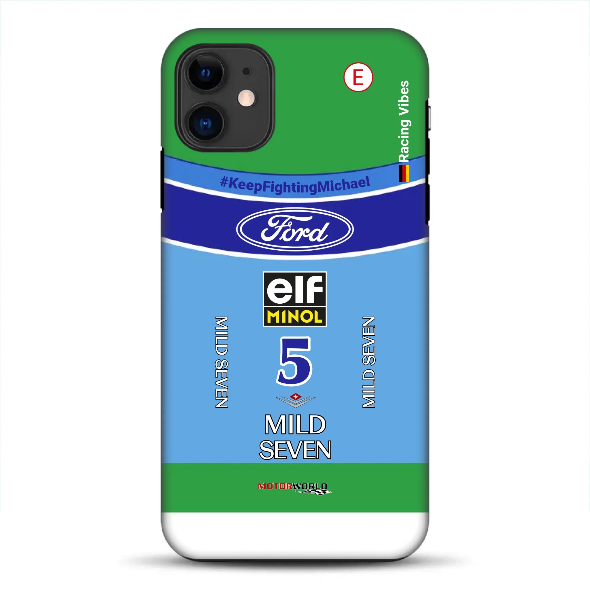 Benetton B194 F1 1994 Michael Schumacher Champion Livery - Individuelle Premium Hülle für iPhone