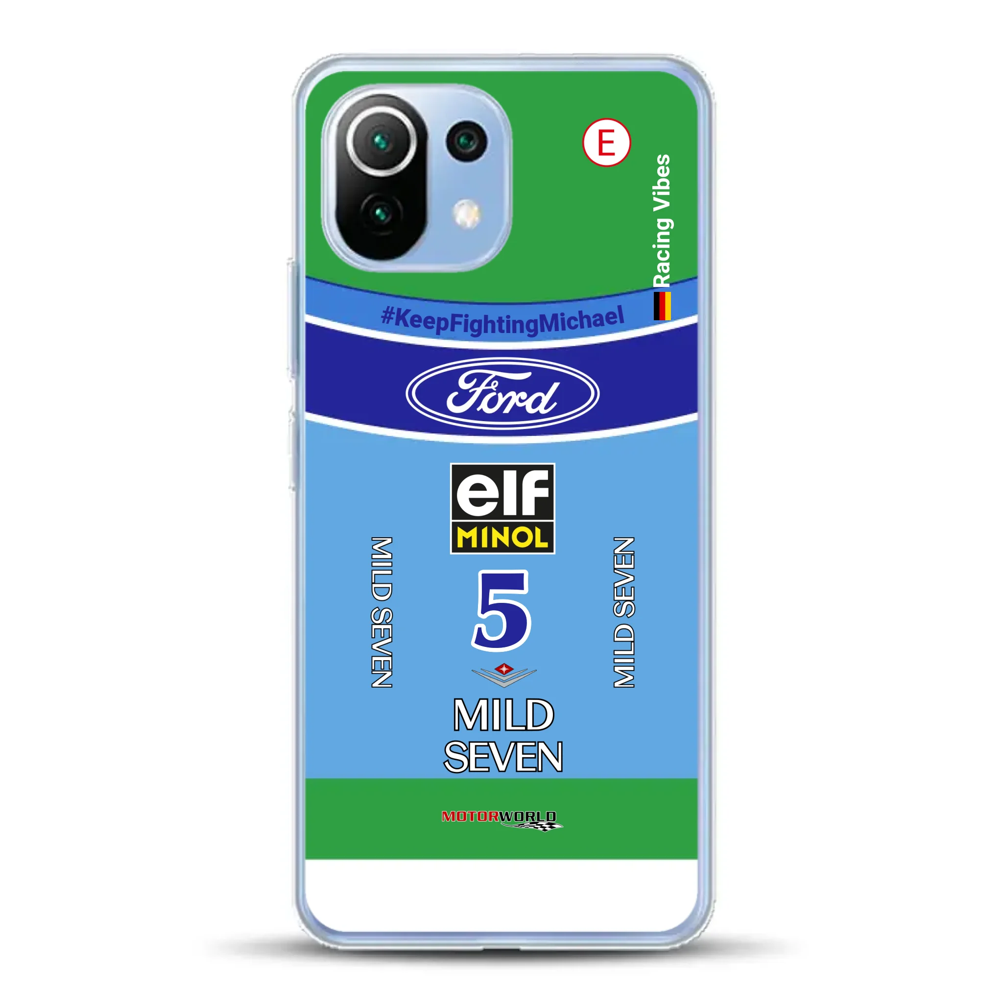 Benetton B194 F1 1994 Michael Schumacher Champion Livery - Housse de téléphone portable personnalisée pour Xiaomi