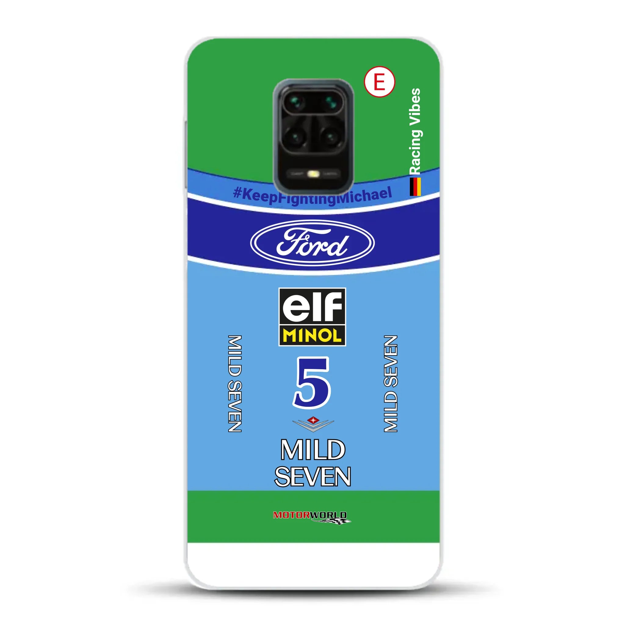 Benetton B194 F1 1994 Michael Schumacher Champion Livery - Housse de téléphone portable personnalisée pour Xiaomi