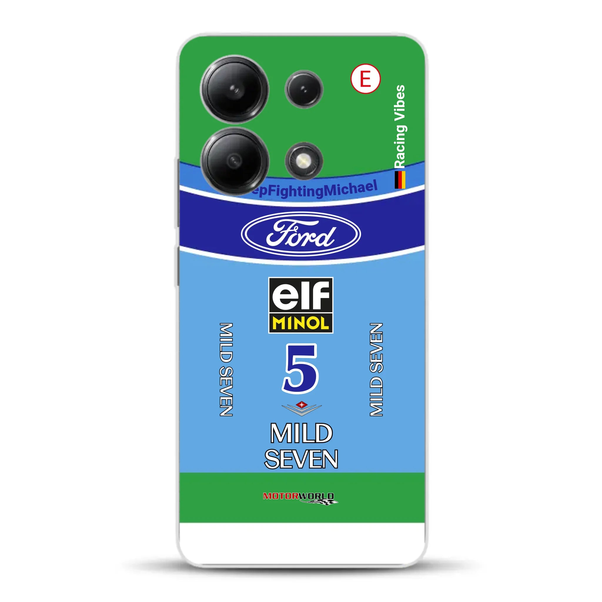 Benetton B194 F1 1994 Michael Schumacher Champion Livery - Housse de téléphone portable personnalisée pour Xiaomi