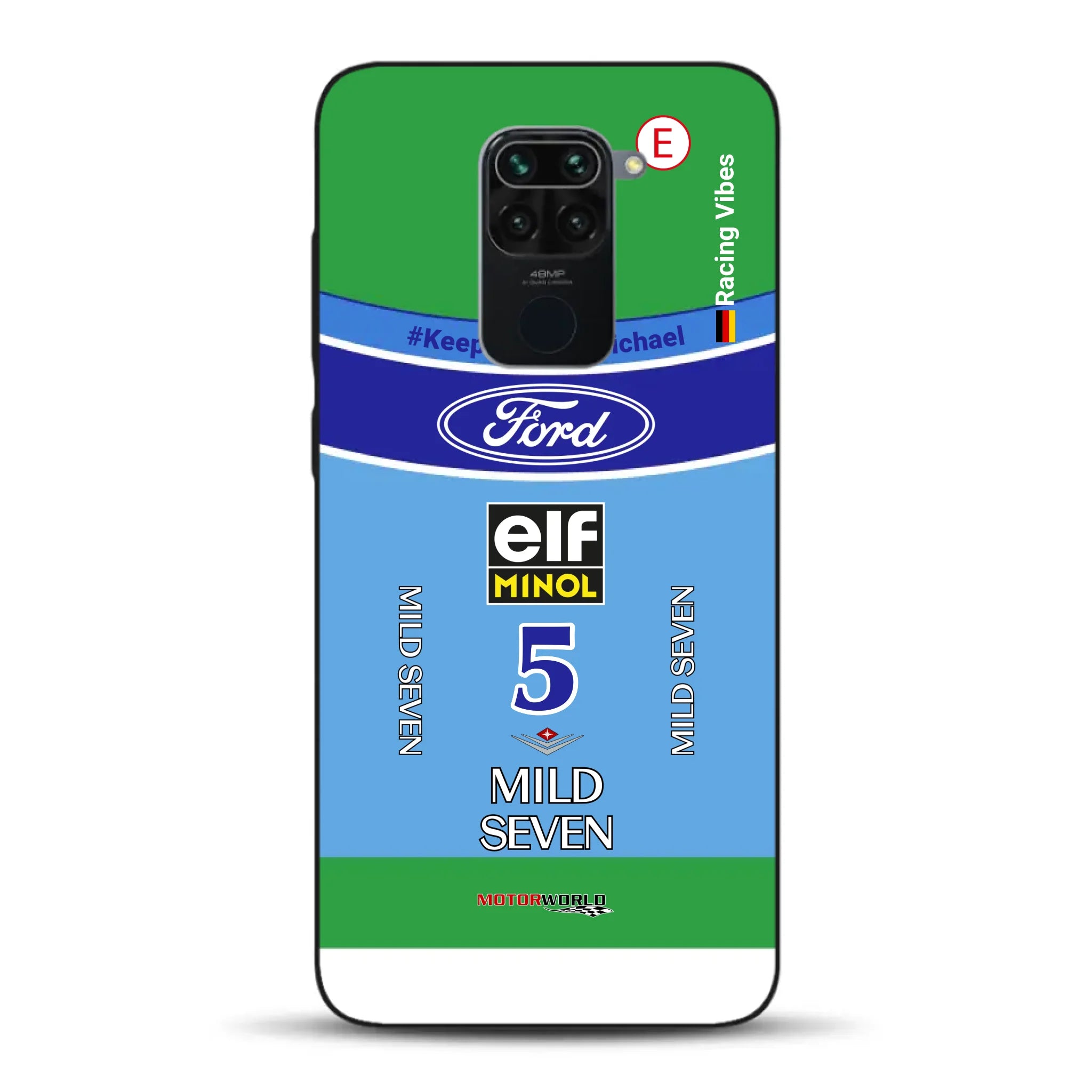 Benetton B194 F1 1994 Michael Schumacher Champion Livery - Housse de téléphone portable personnalisée pour Xiaomi