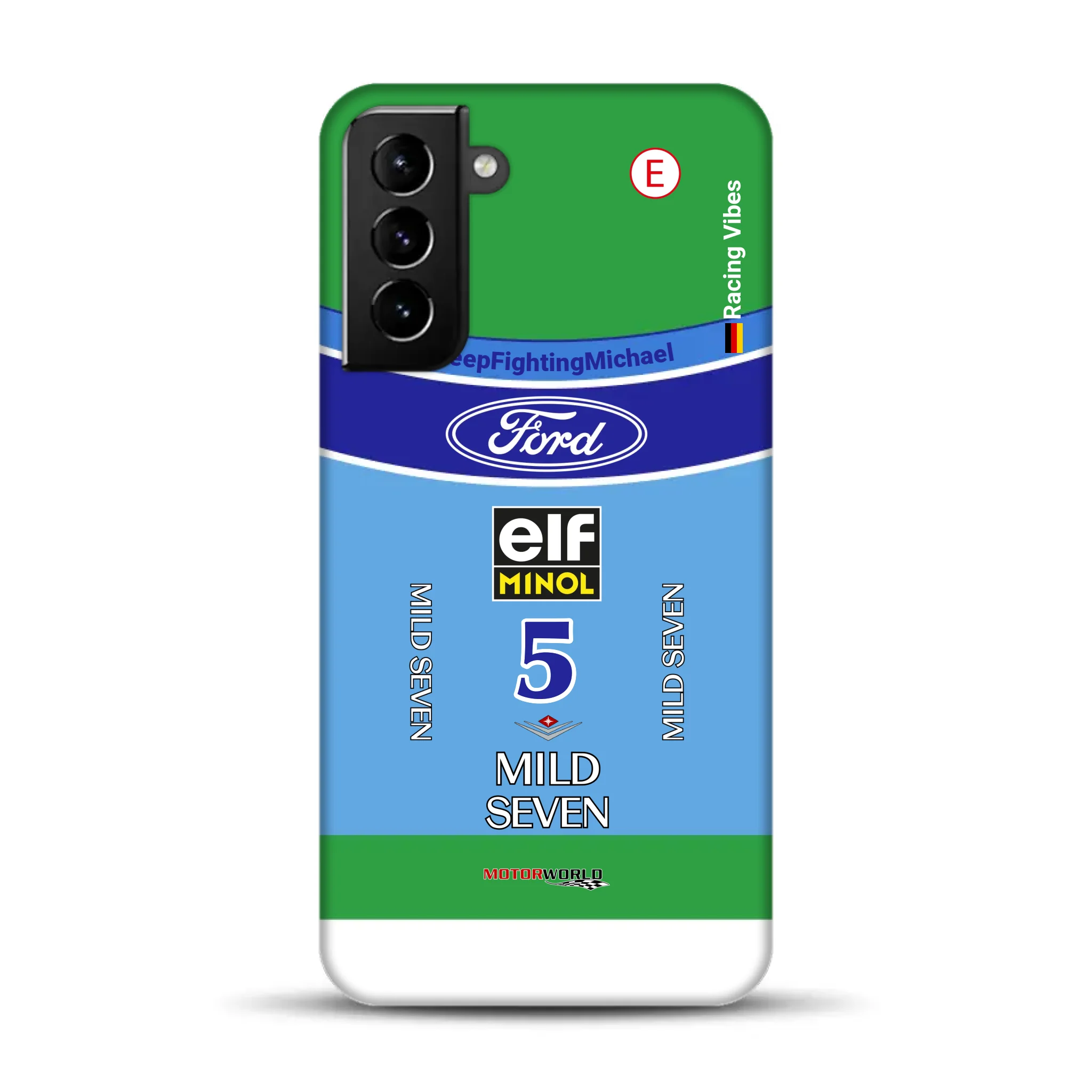Benetton B194 F1 1994 Michael Schumacher Champion Livery - Individuelle Premium Hülle für Samsung