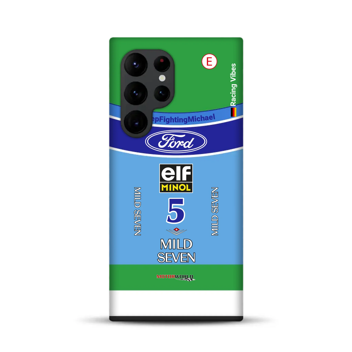 Benetton B194 F1 1994 Michael Schumacher Champion Livery - Individuelle Premium Hülle für Samsung