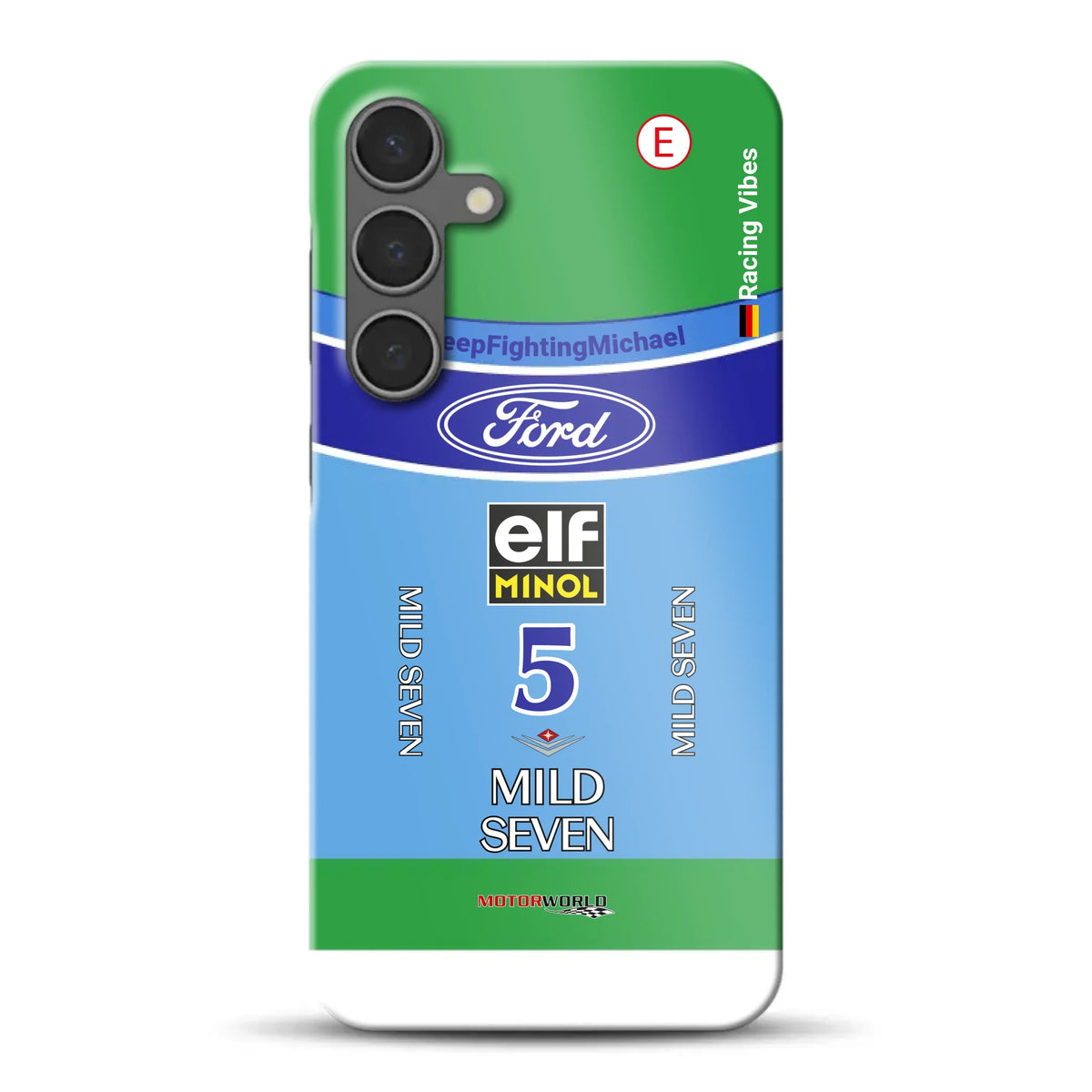 Benetton B194 F1 1994 Michael Schumacher Champion Livery - Individuelle Hardcase Hülle für Samsung