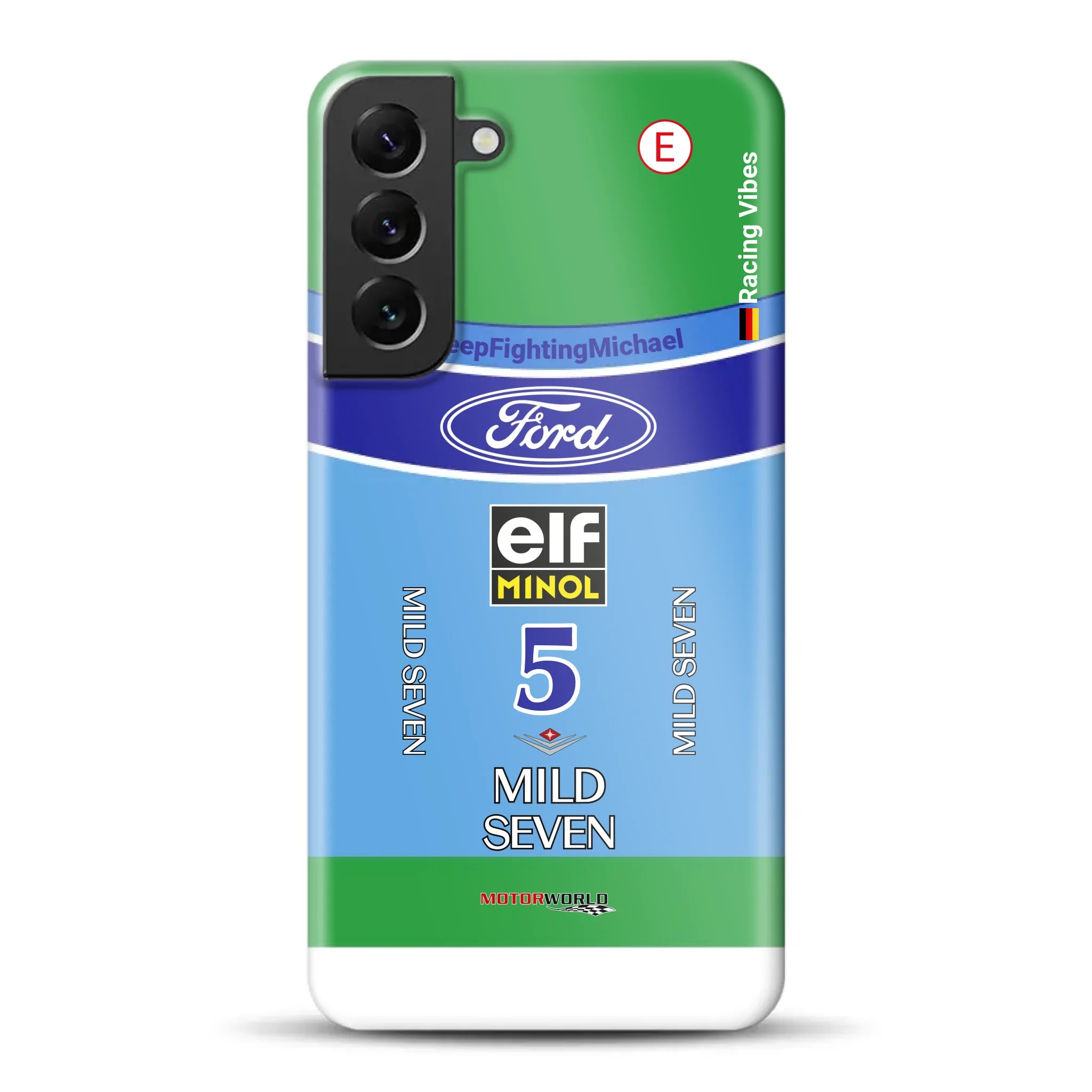 Benetton B194 F1 1994 Michael Schumacher Champion Livery - Individuelle Hardcase Hülle für Samsung