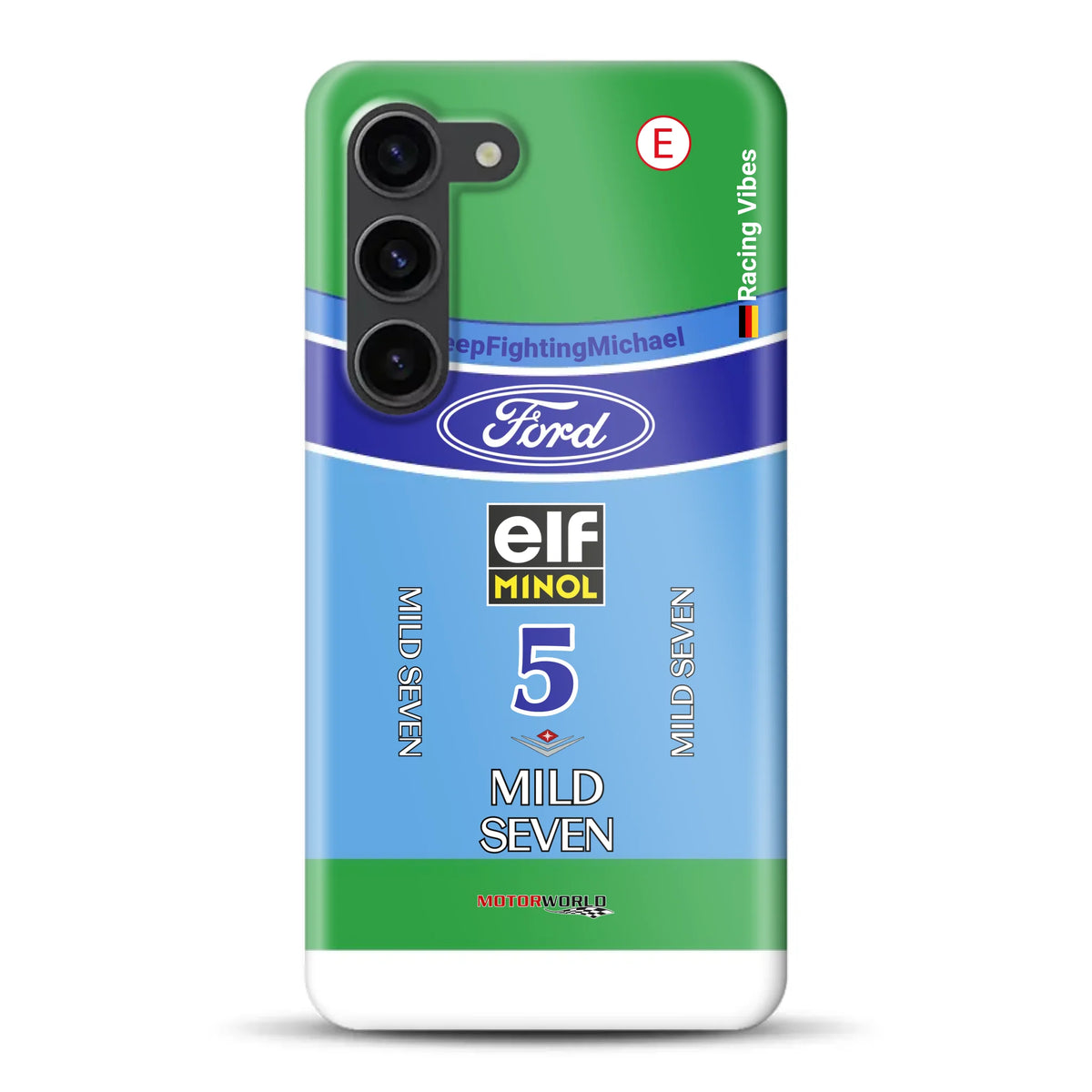 Benetton B194 F1 1994 Michael Schumacher Champion Livery - Individuelle Hardcase Hülle für Samsung